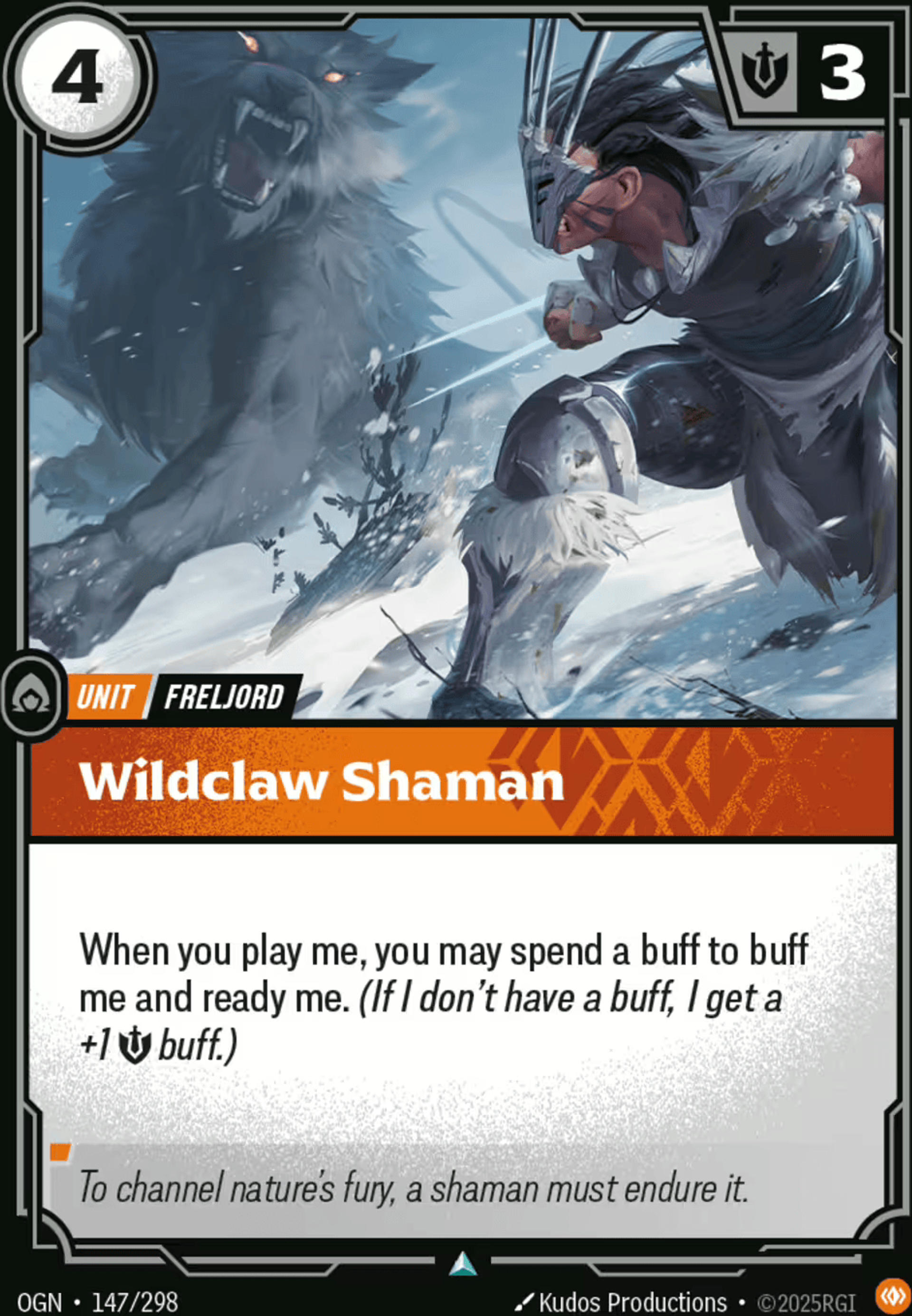 Wildclaw Shaman — Origins - Main Set — Riftbound