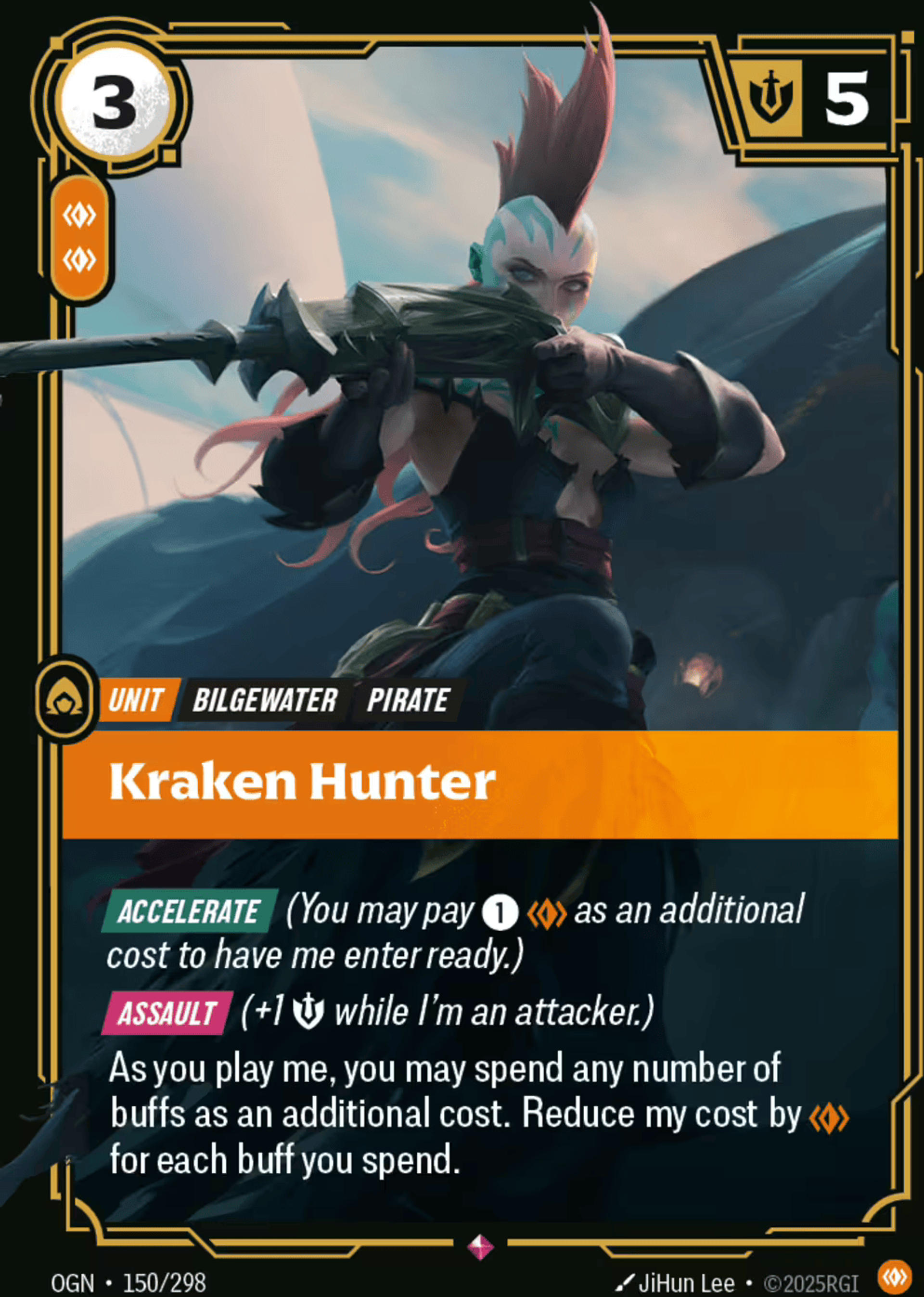 Kraken Hunter — Origins - Main Set — Riftbound