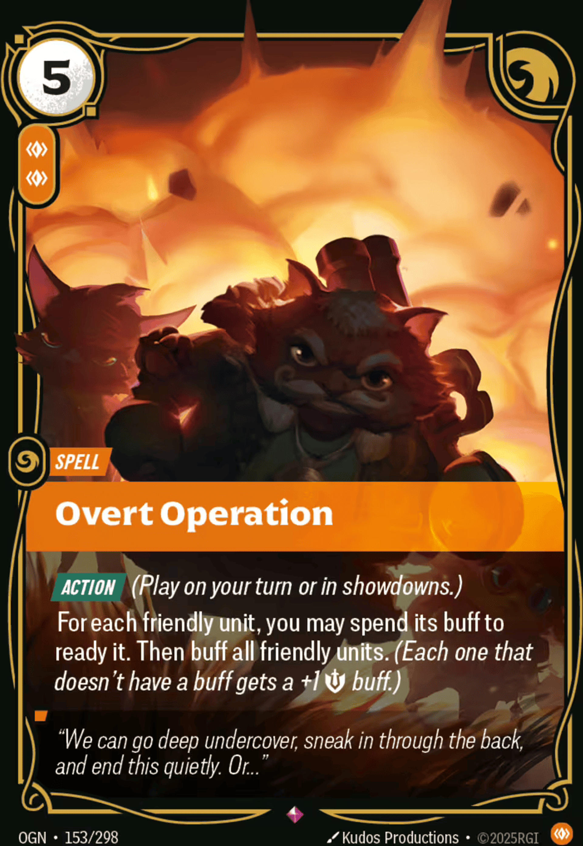 Overt Operation — Origins - Main Set — Riftbound