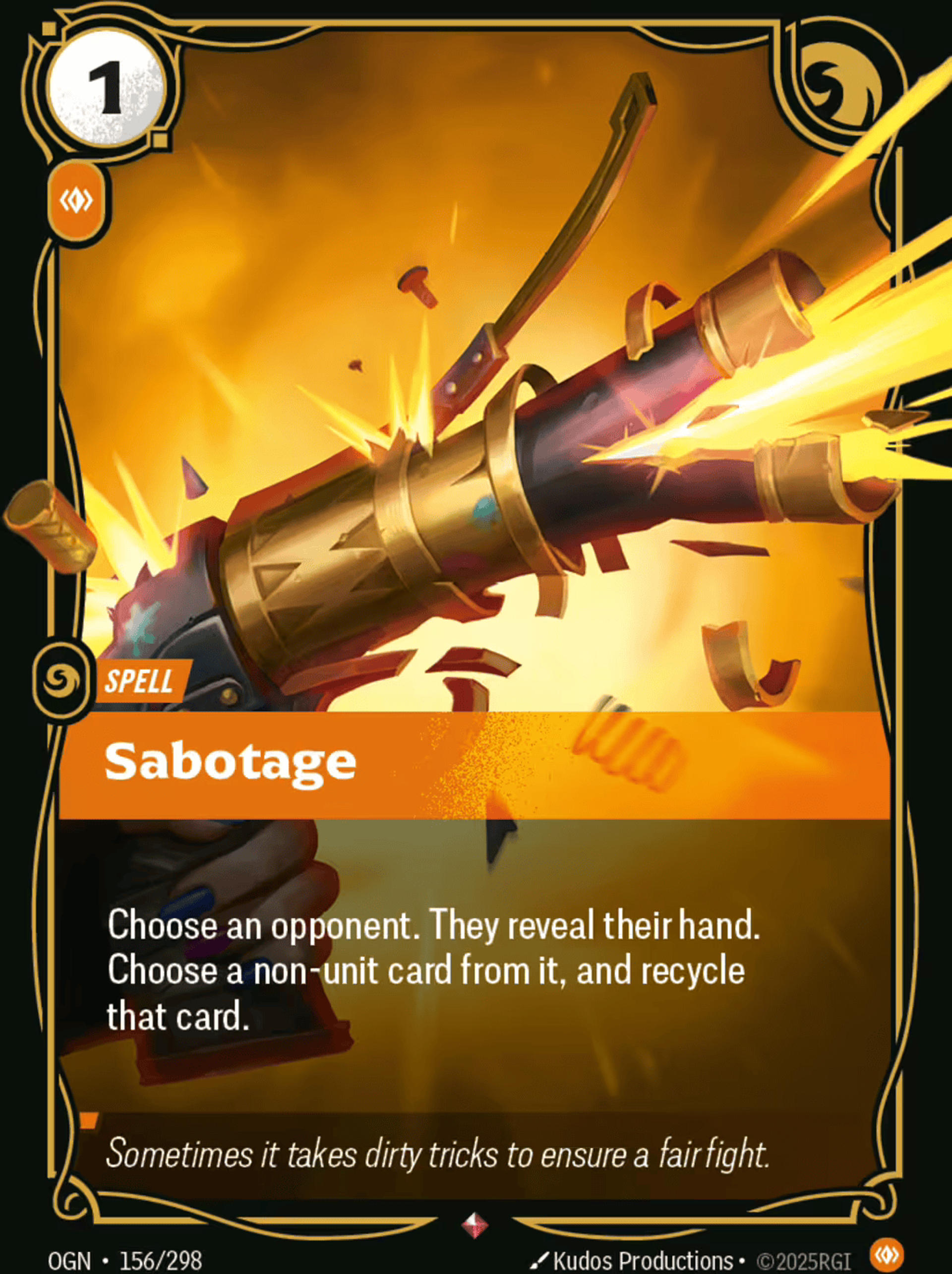 Sabotage — Origins - Main Set — Riftbound