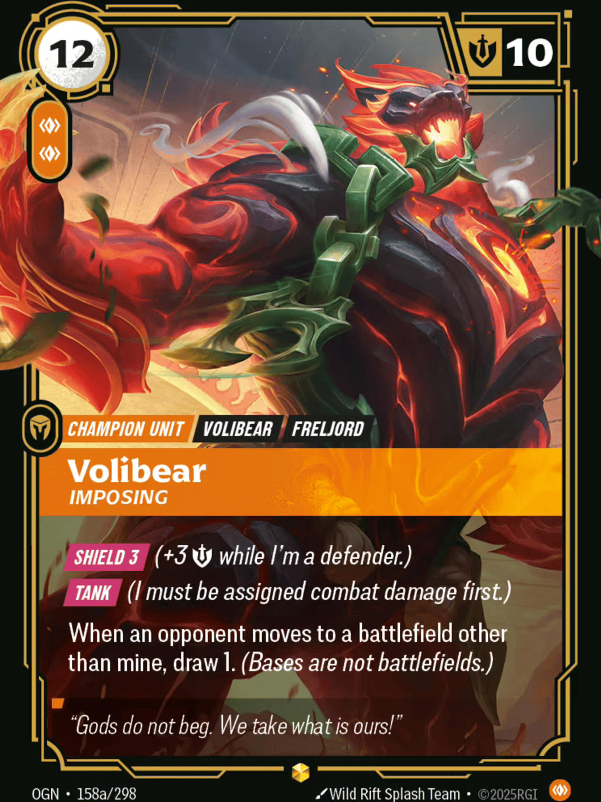 Volibear - Imposing (alt) — Origins - Main Set — Riftbound