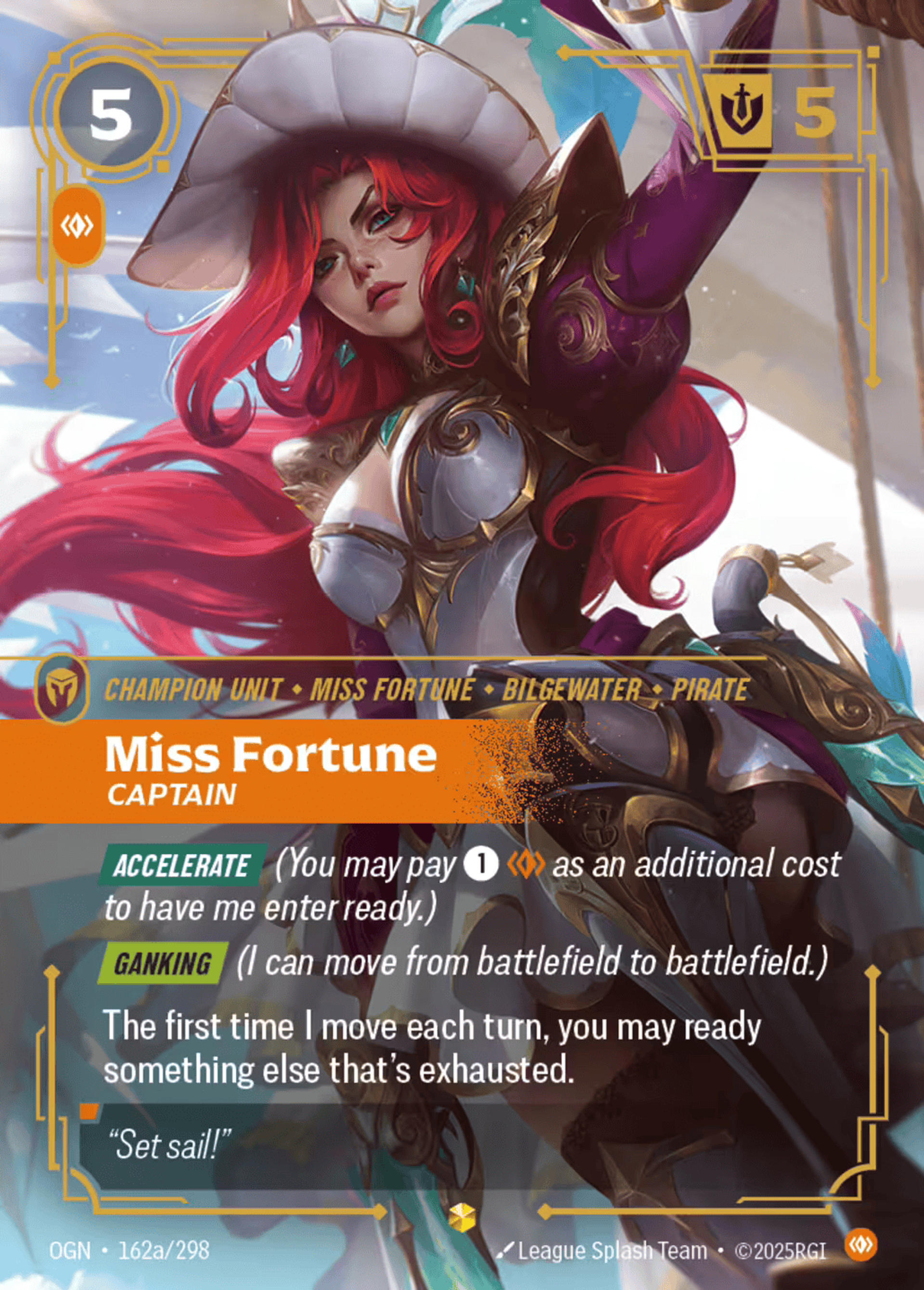 Miss Fortune - Captain (alt) — Origins - Main Set — Riftbound