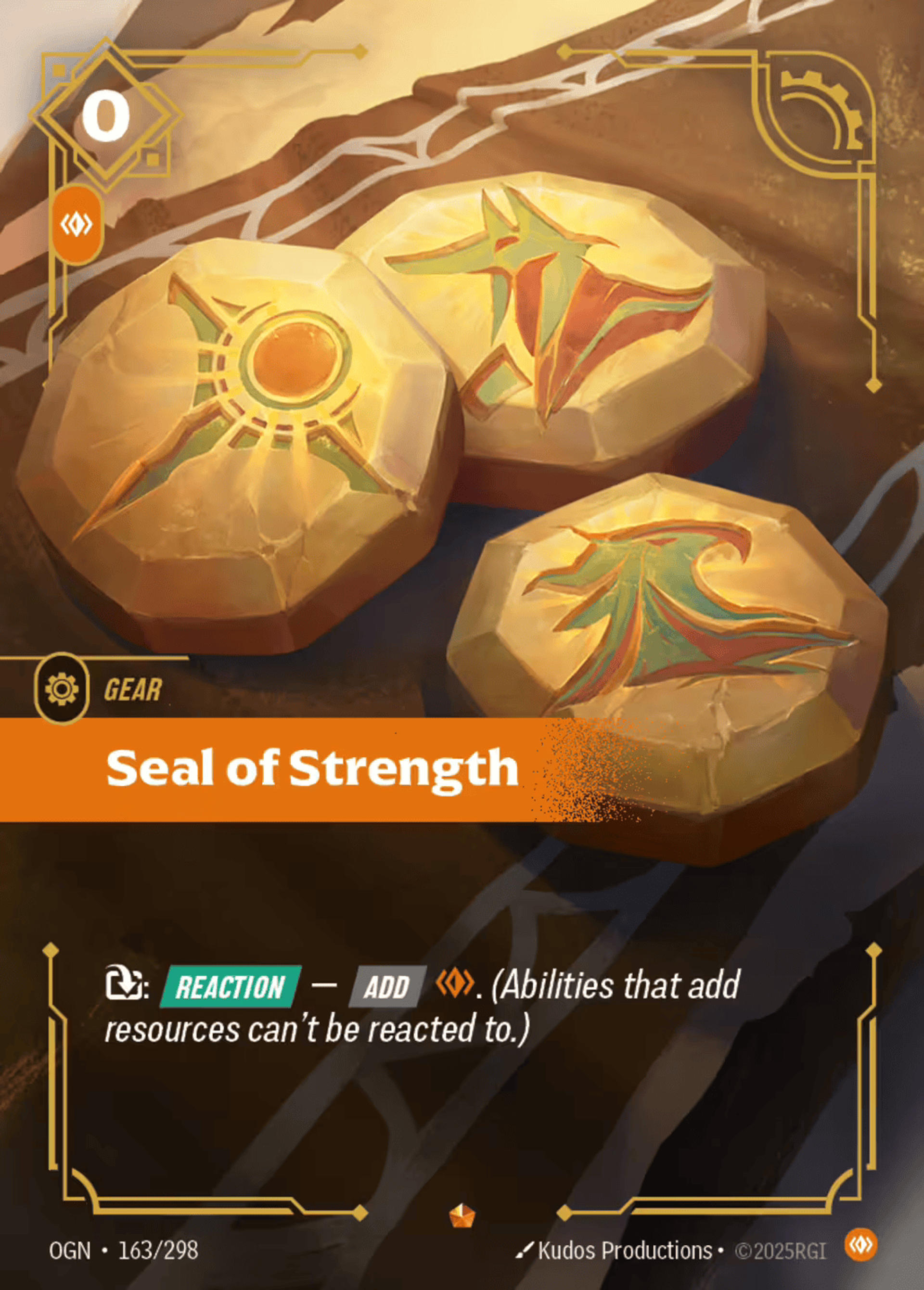 Seal of Strength — Origins - Main Set — Riftbound