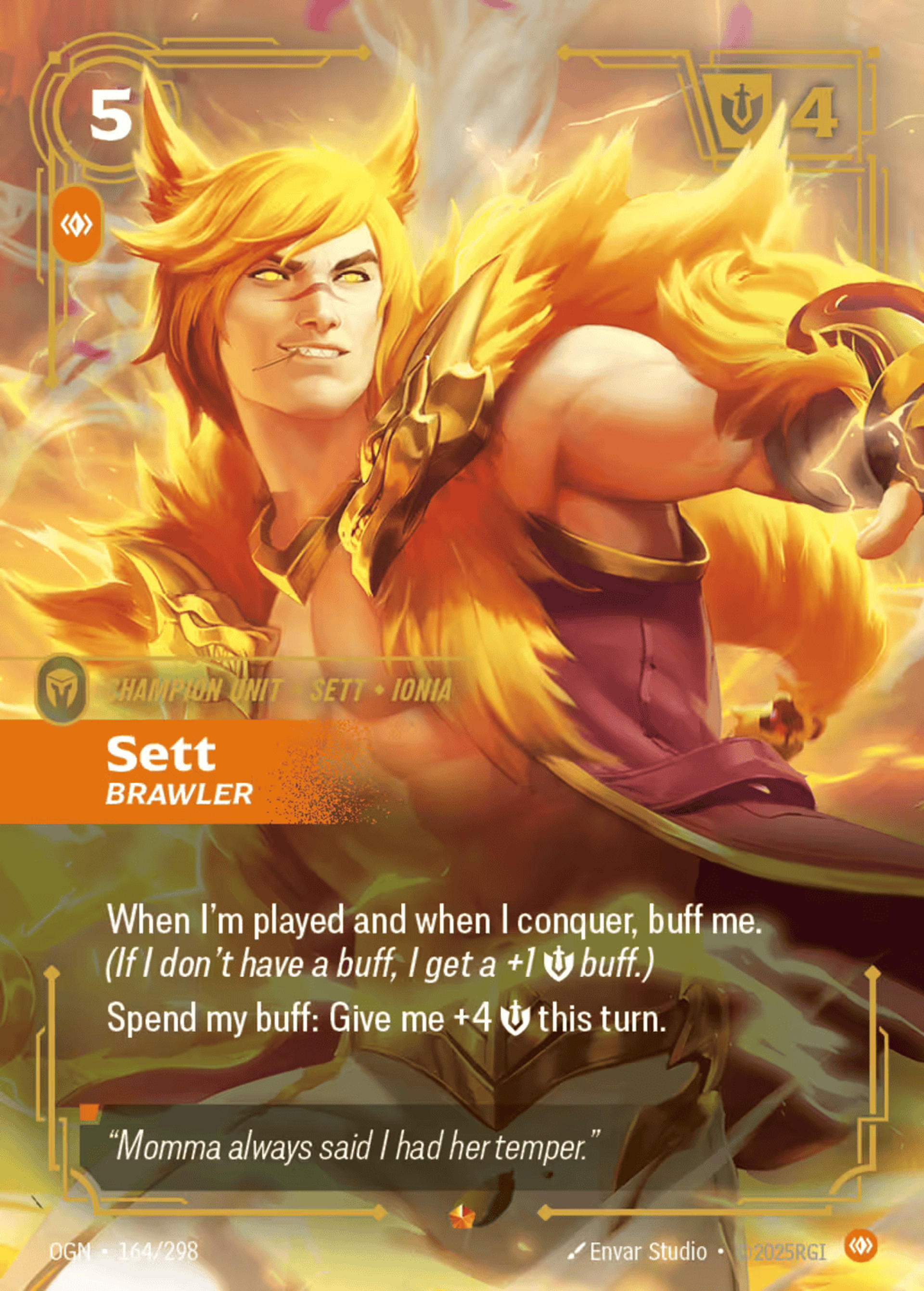 Sett - Brawler — Origins - Main Set — Riftbound