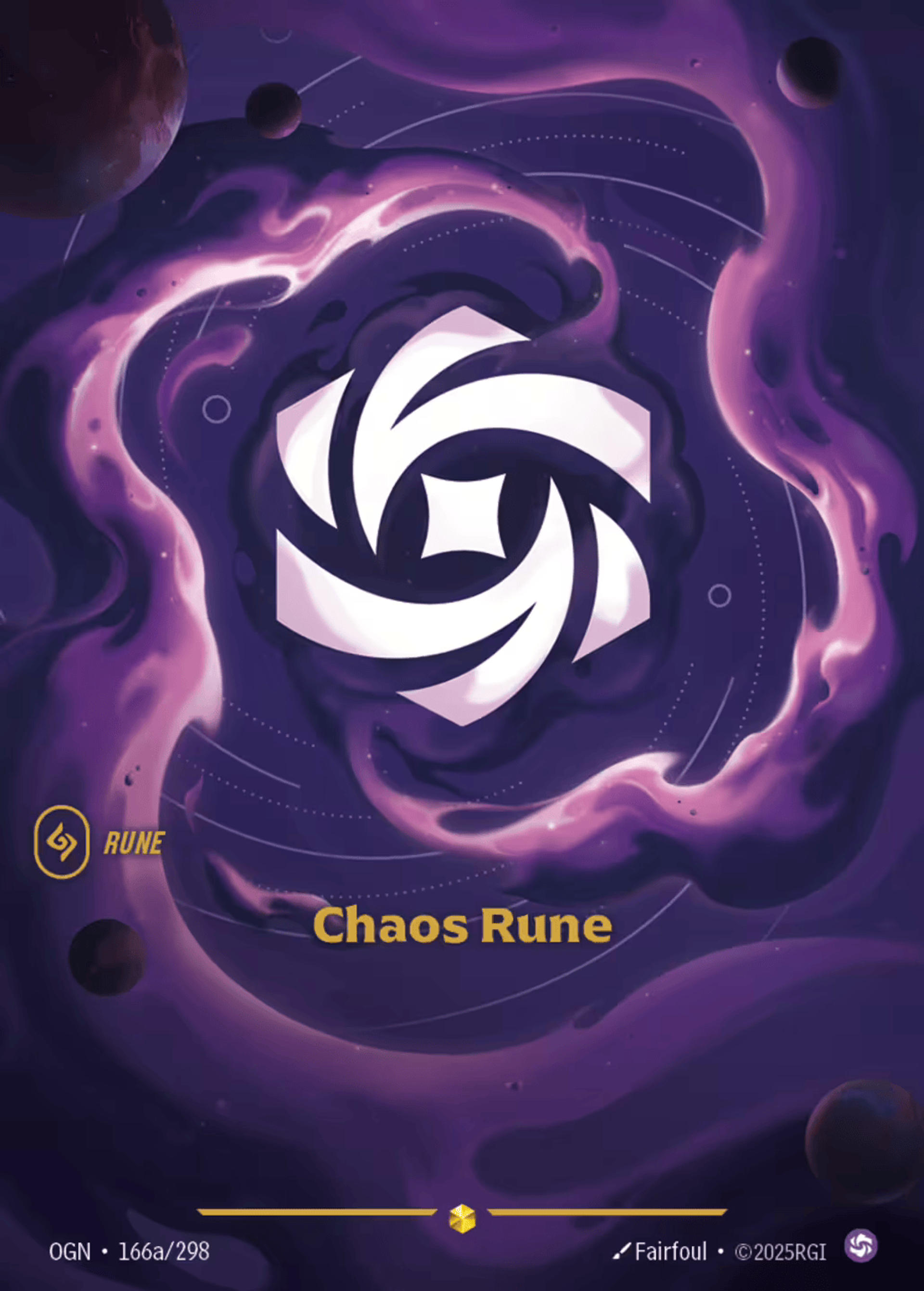 Chaos Rune (alt) — Origins - Main Set — Riftbound