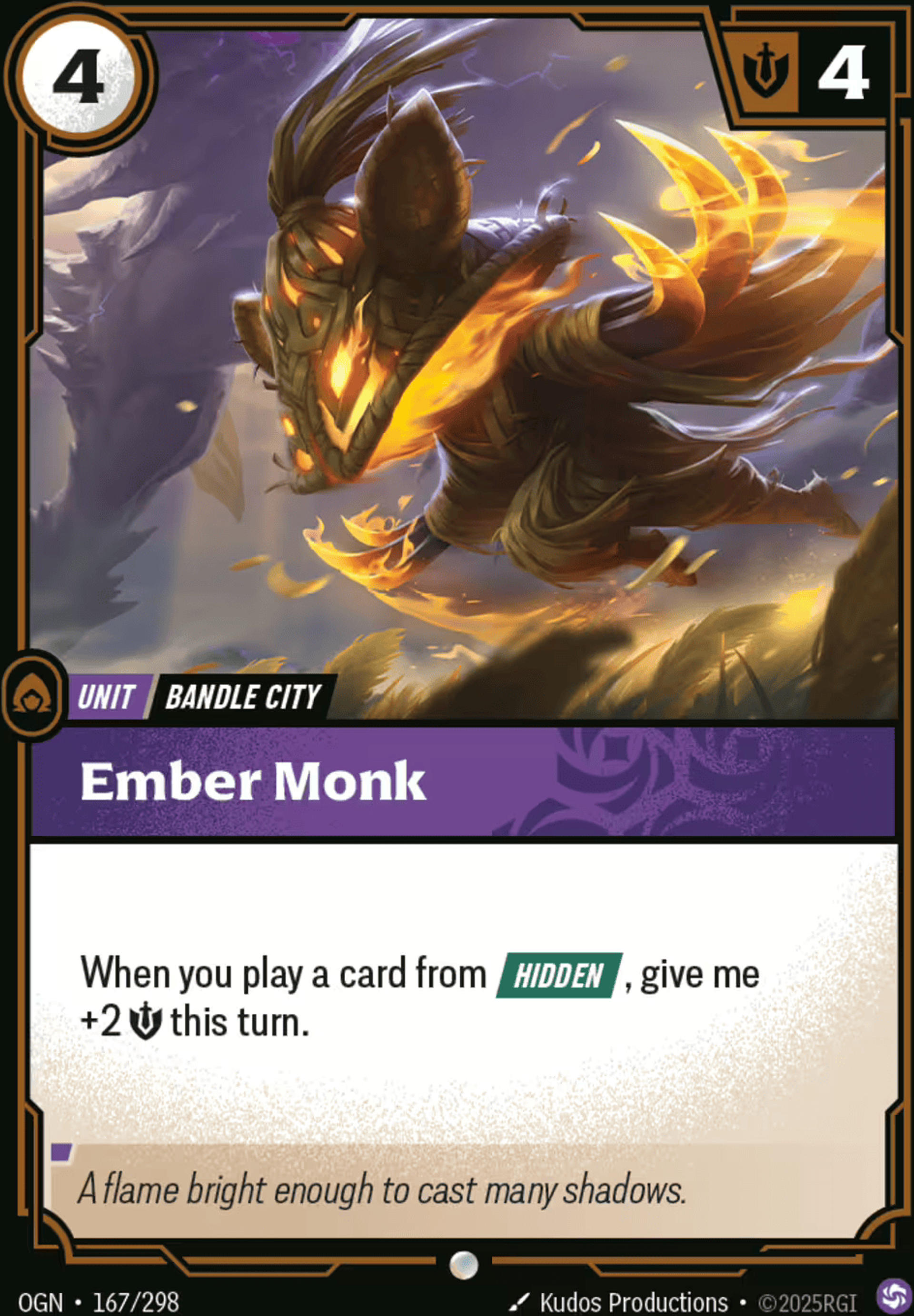 Ember Monk — Origins - Main Set — Riftbound