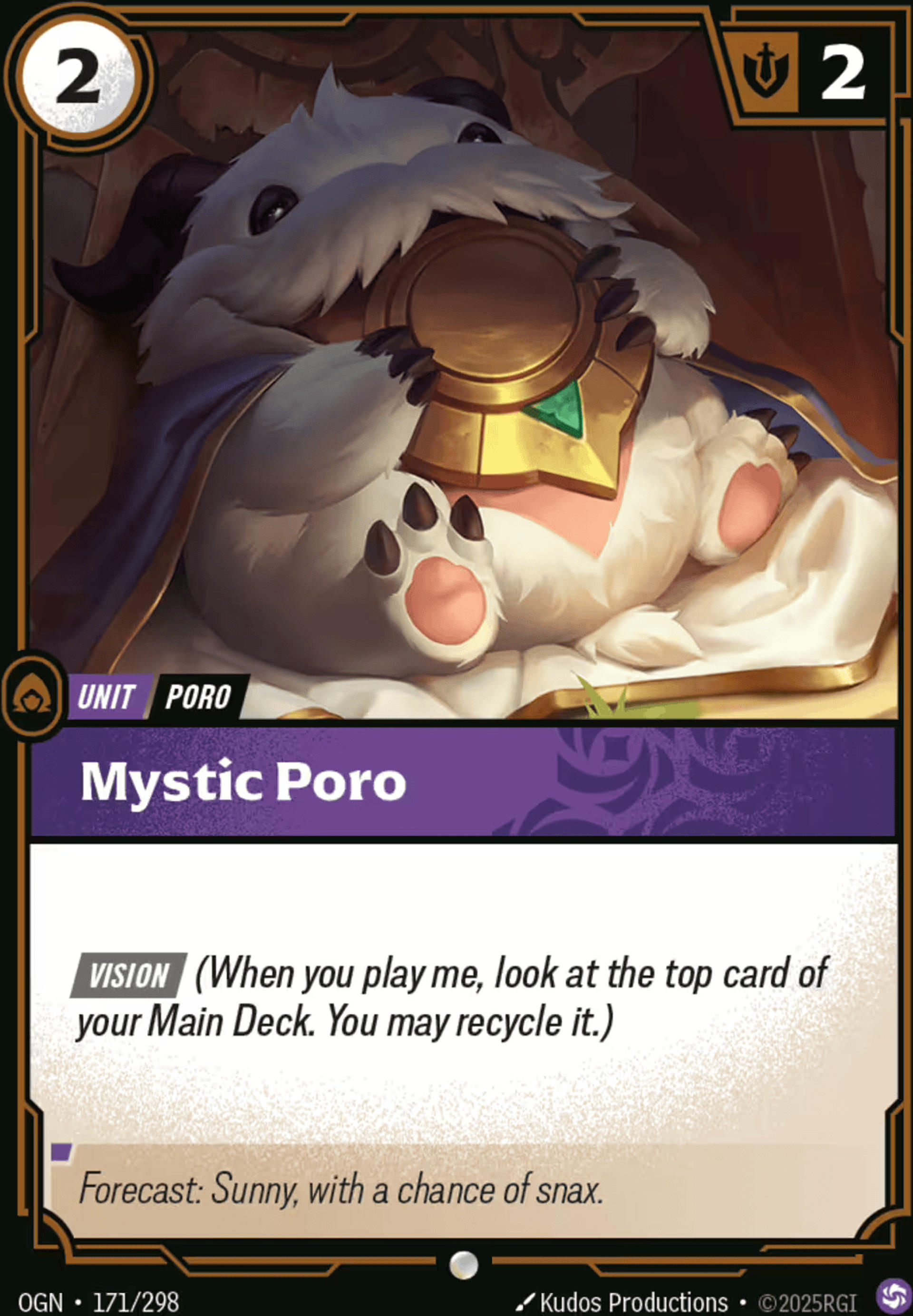 Mystic Poro — Origins - Main Set — Riftbound
