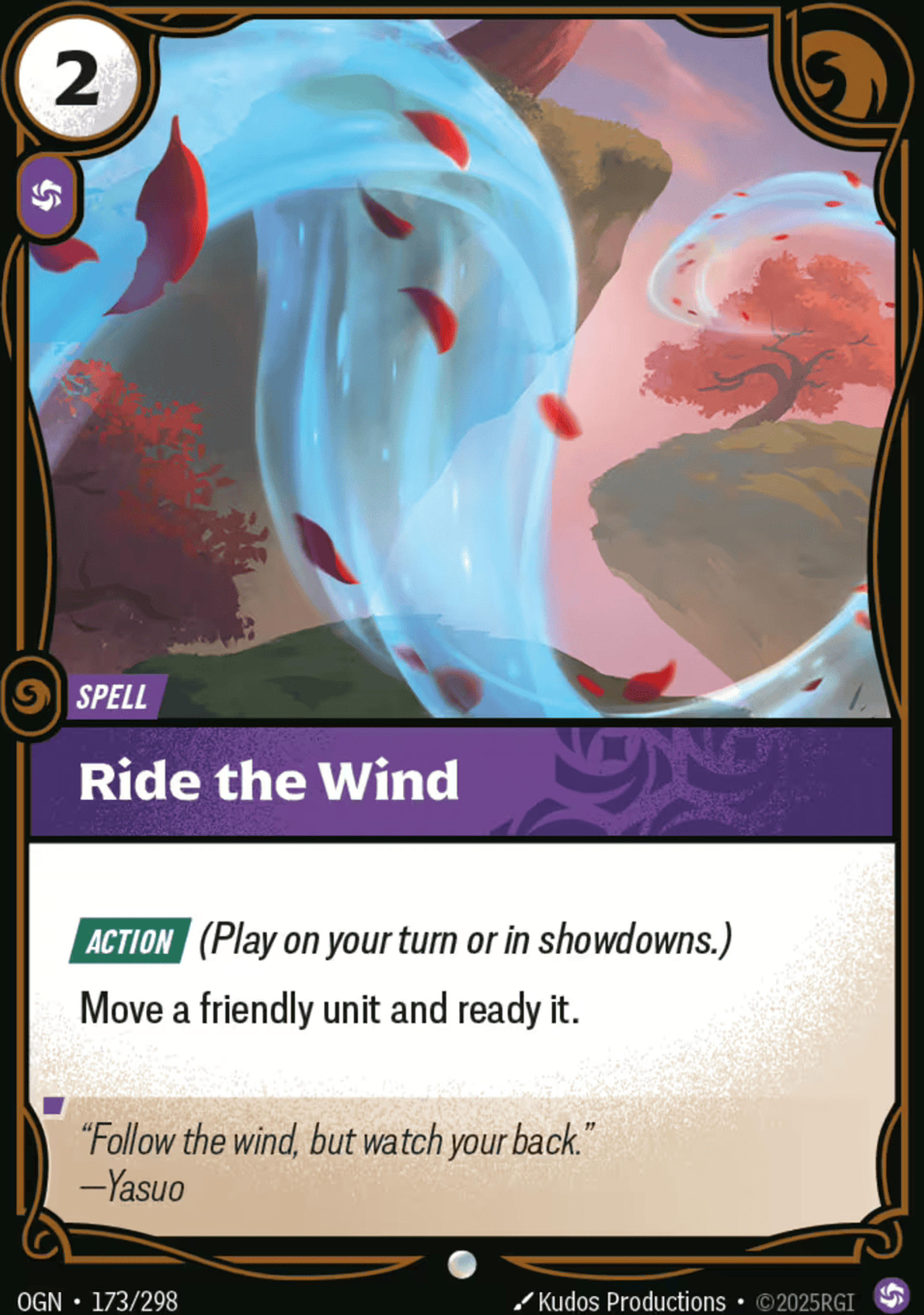 Ride the Wind — Origins - Main Set — Riftbound