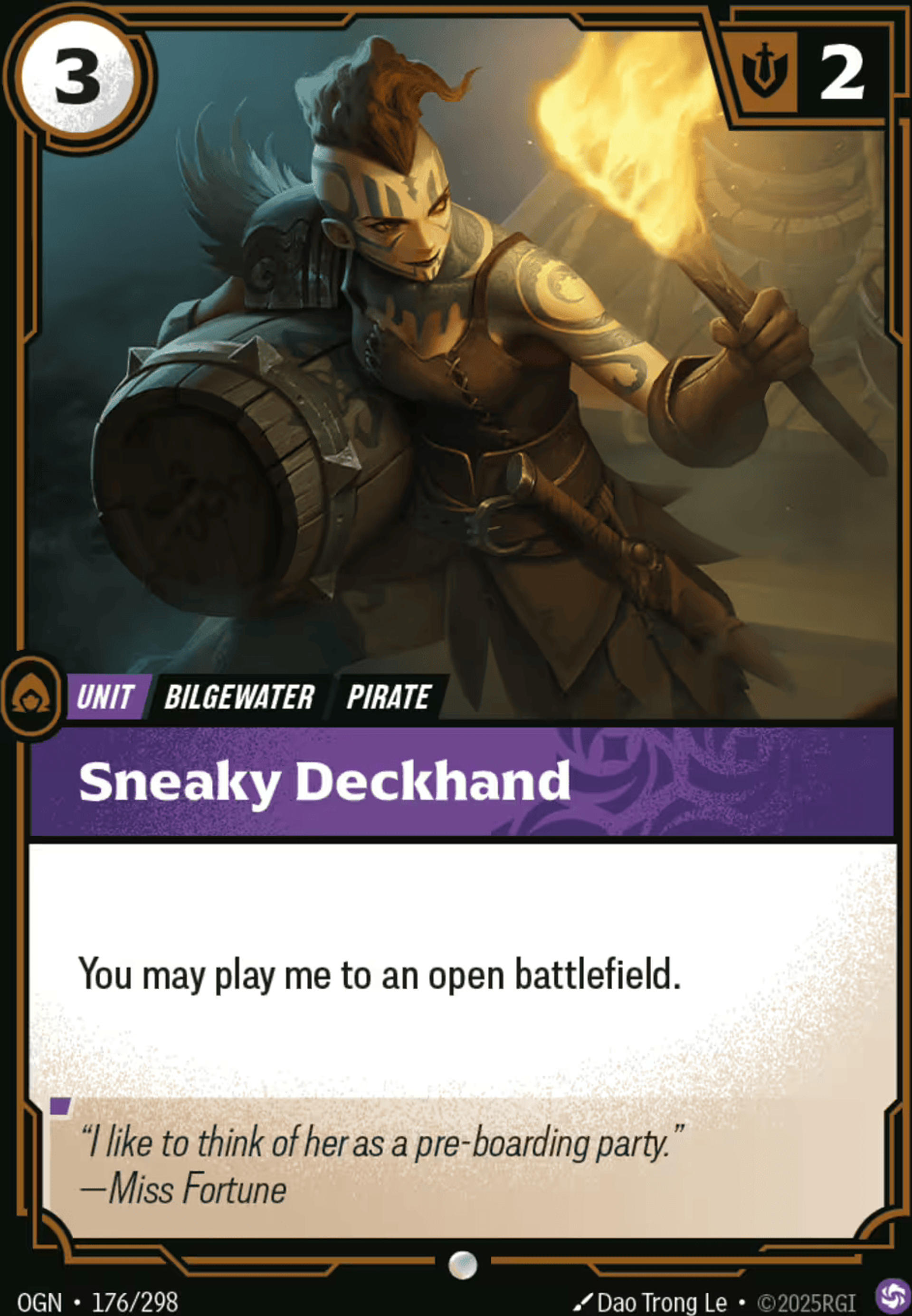 Sneaky Deckhand — Origins - Main Set — Riftbound