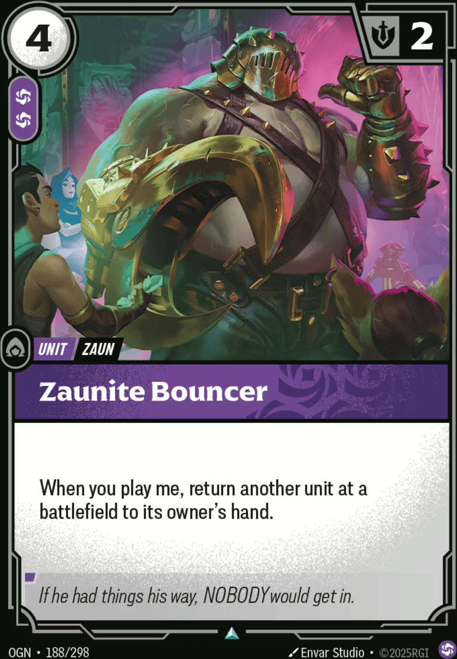 Zaunite Bouncer — Origins - Main Set — Riftbound