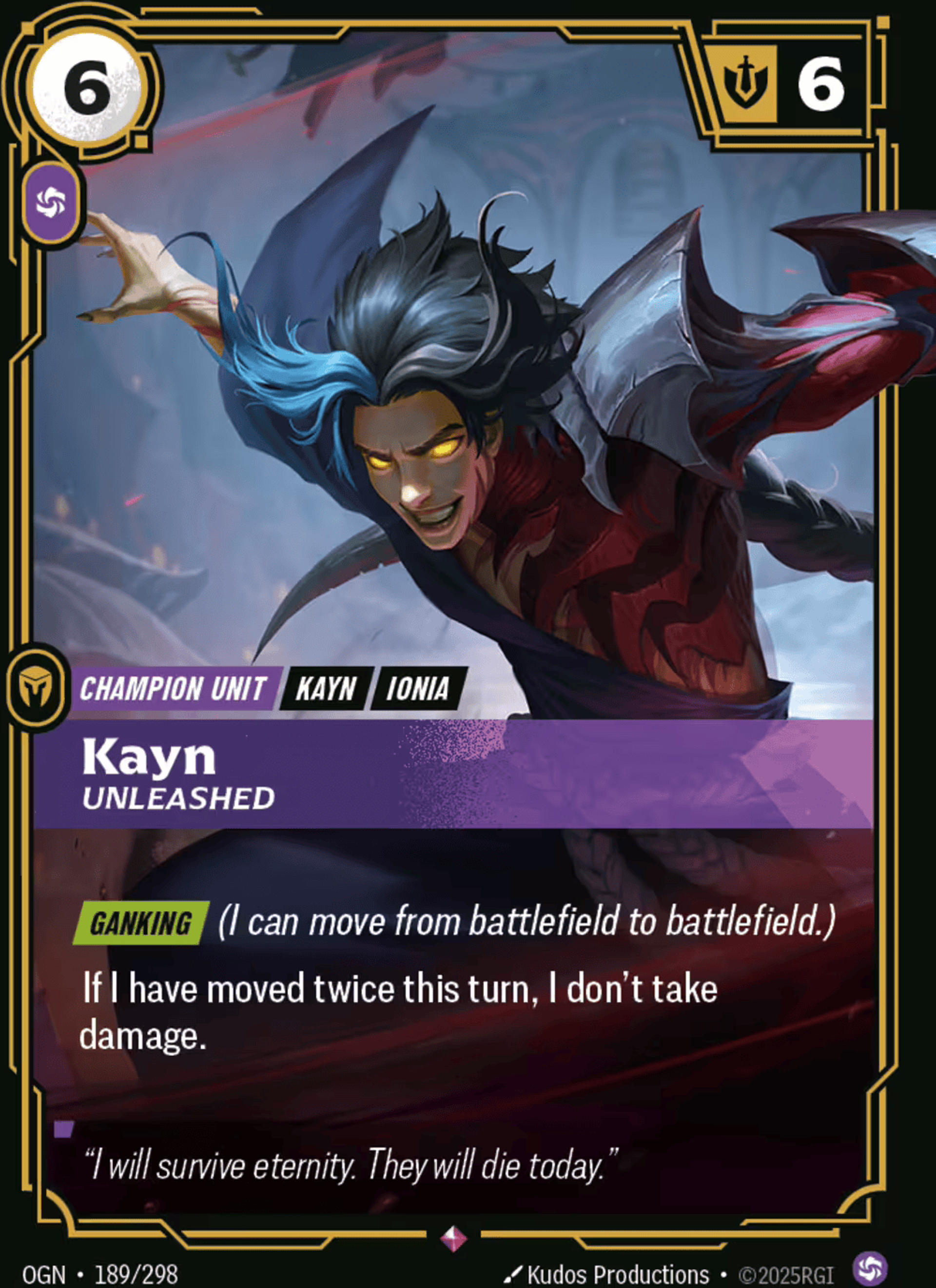 Kayn - Unleashed — Origins - Main Set — Riftbound