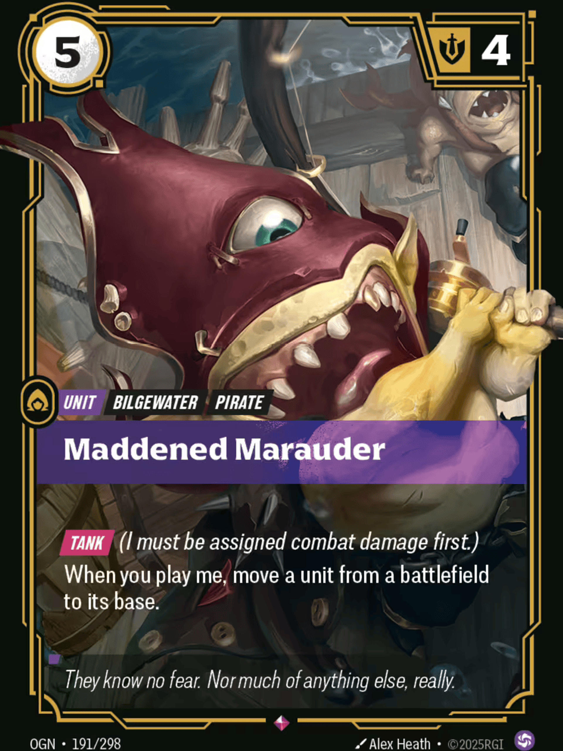 Maddened Marauder — Origins - Main Set — Riftbound