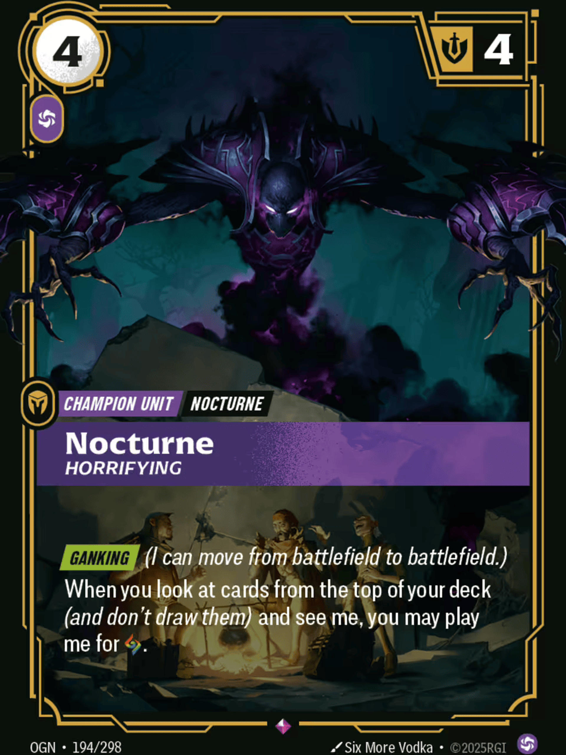 Nocturne - Horrifying — Origins - Main Set — Riftbound