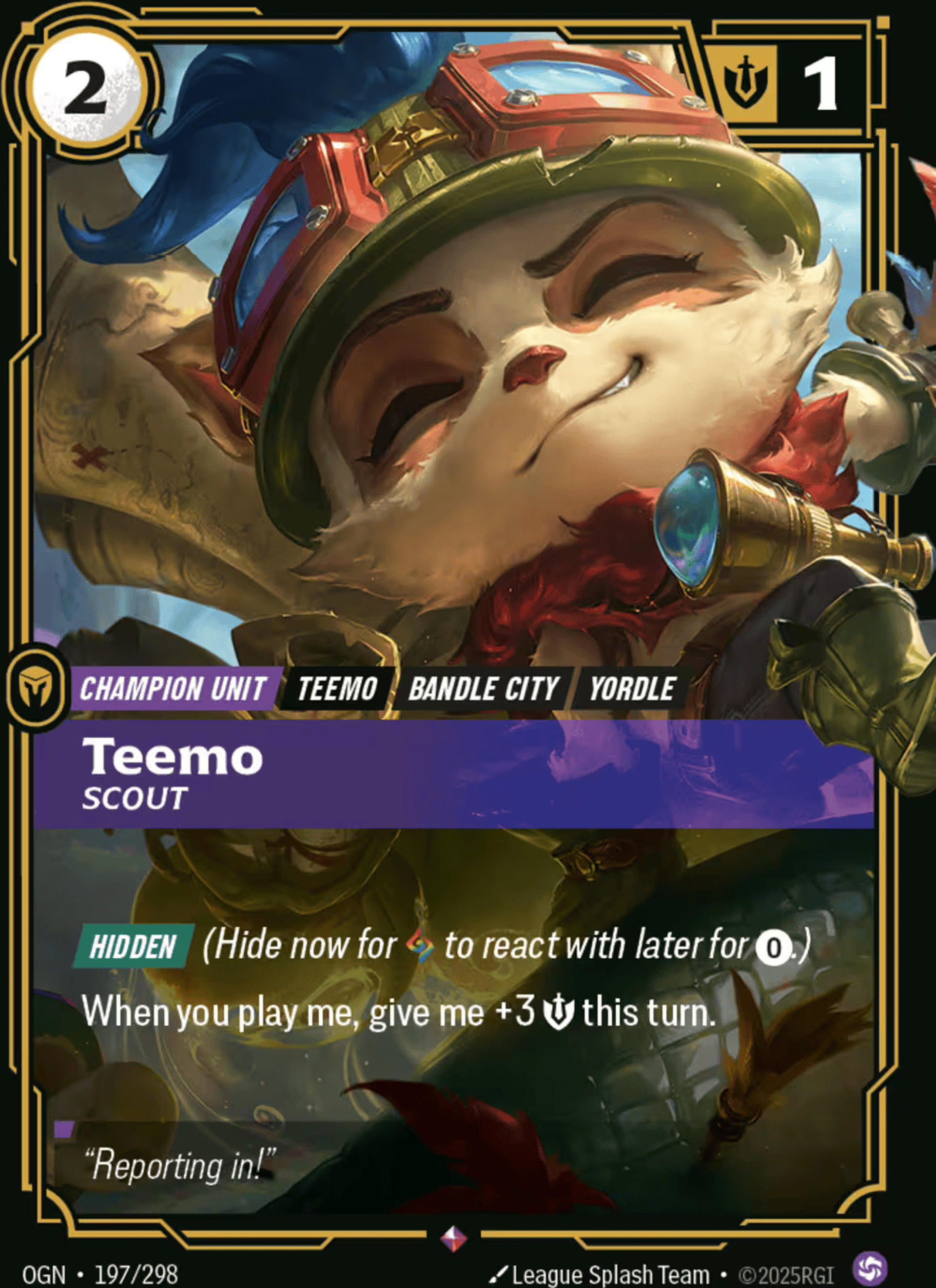Teemo - Scout — Origins - Main Set — Riftbound