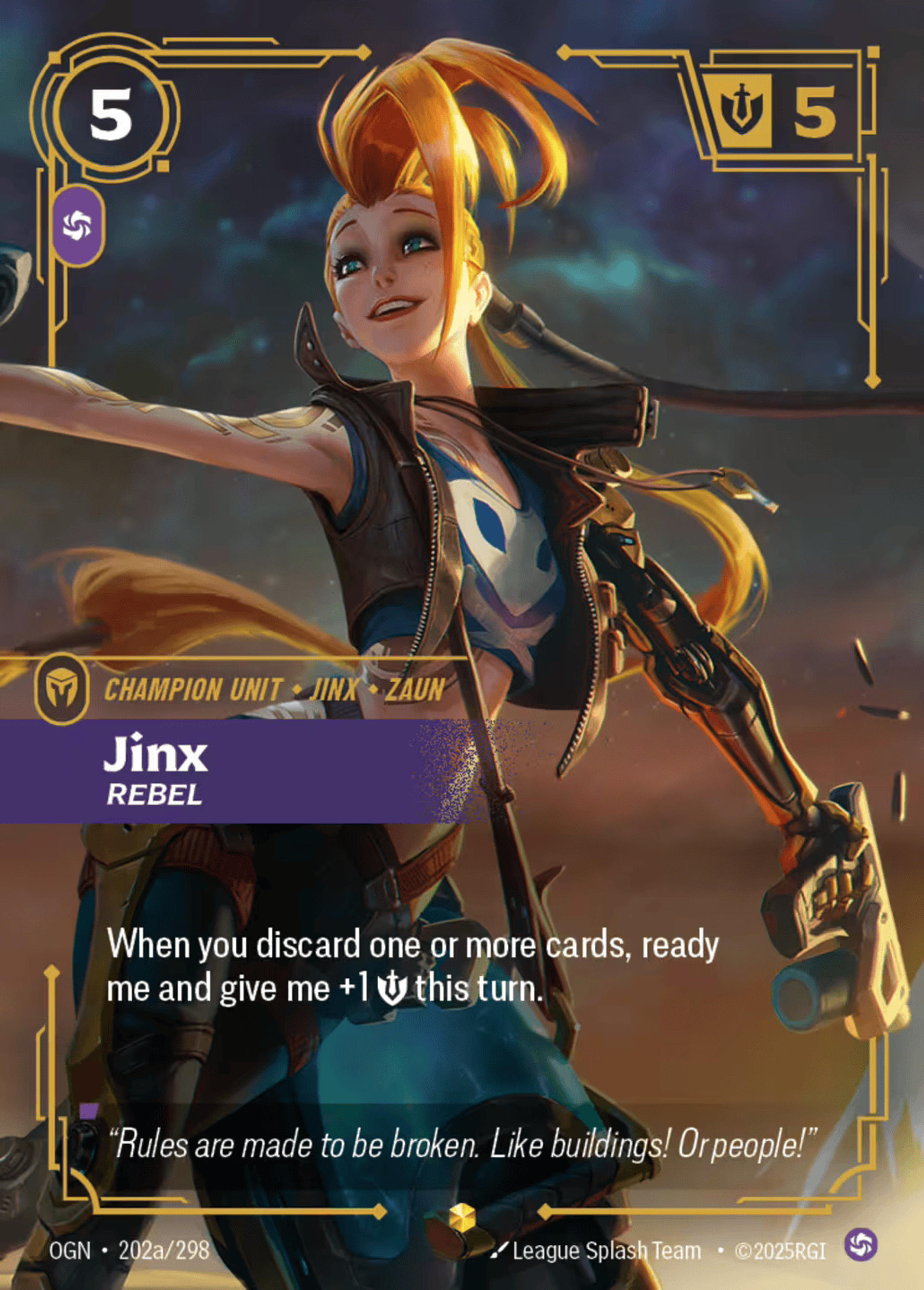 Jinx - Rebel — Origins - Main Set — Riftbound