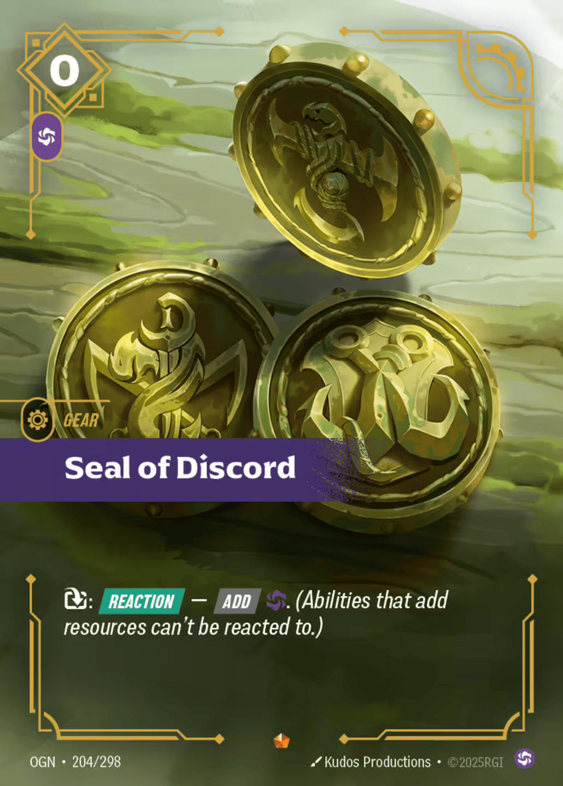 Seal of Discord — Origins - Main Set — Riftbound