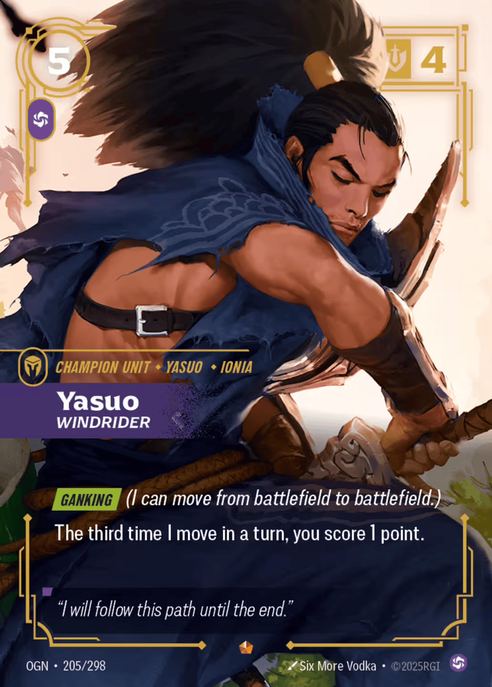 Yasuo - Windrider — Origins - Main Set — Riftbound