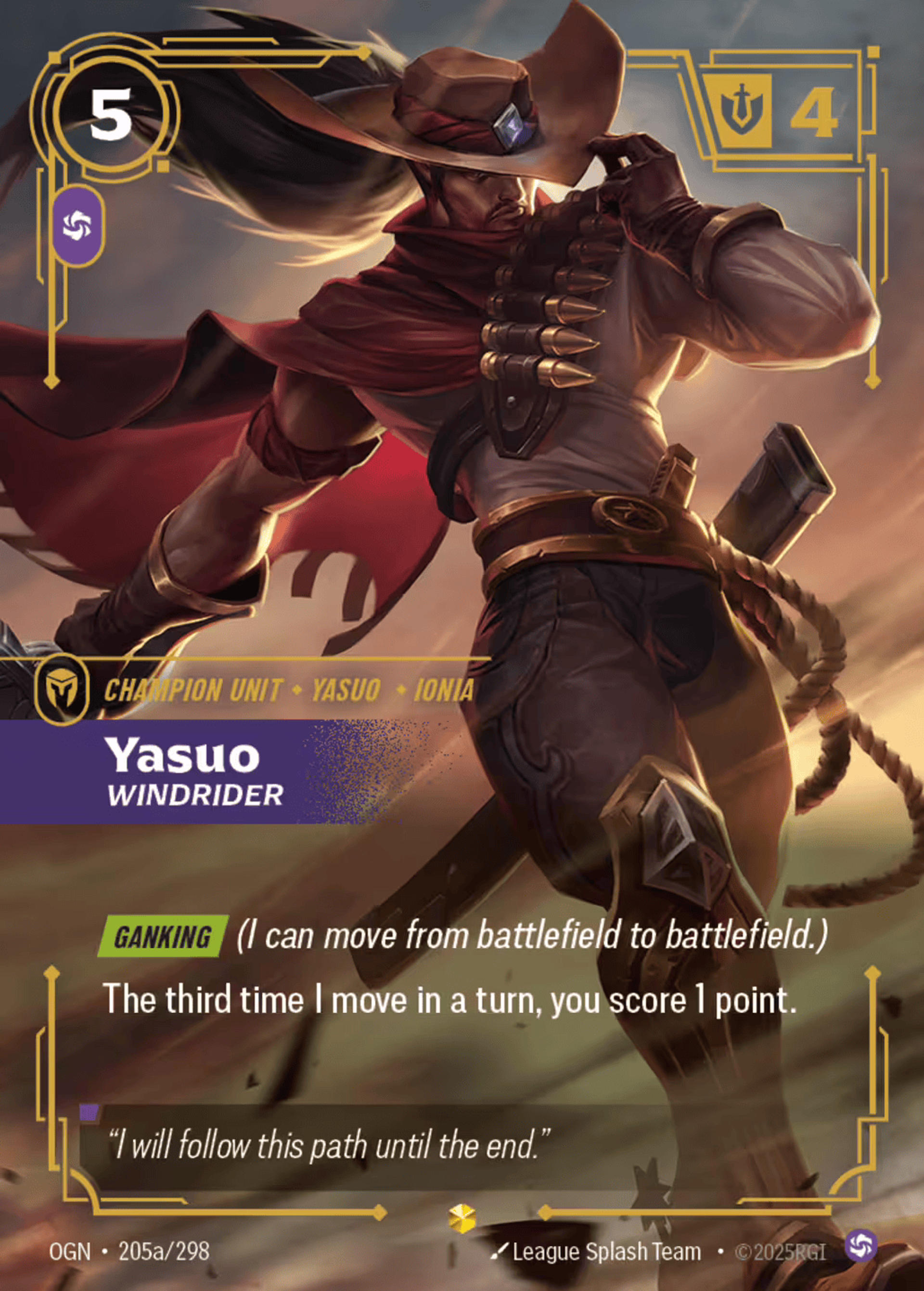 Yasuo - Windrider — Origins - Main Set — Riftbound