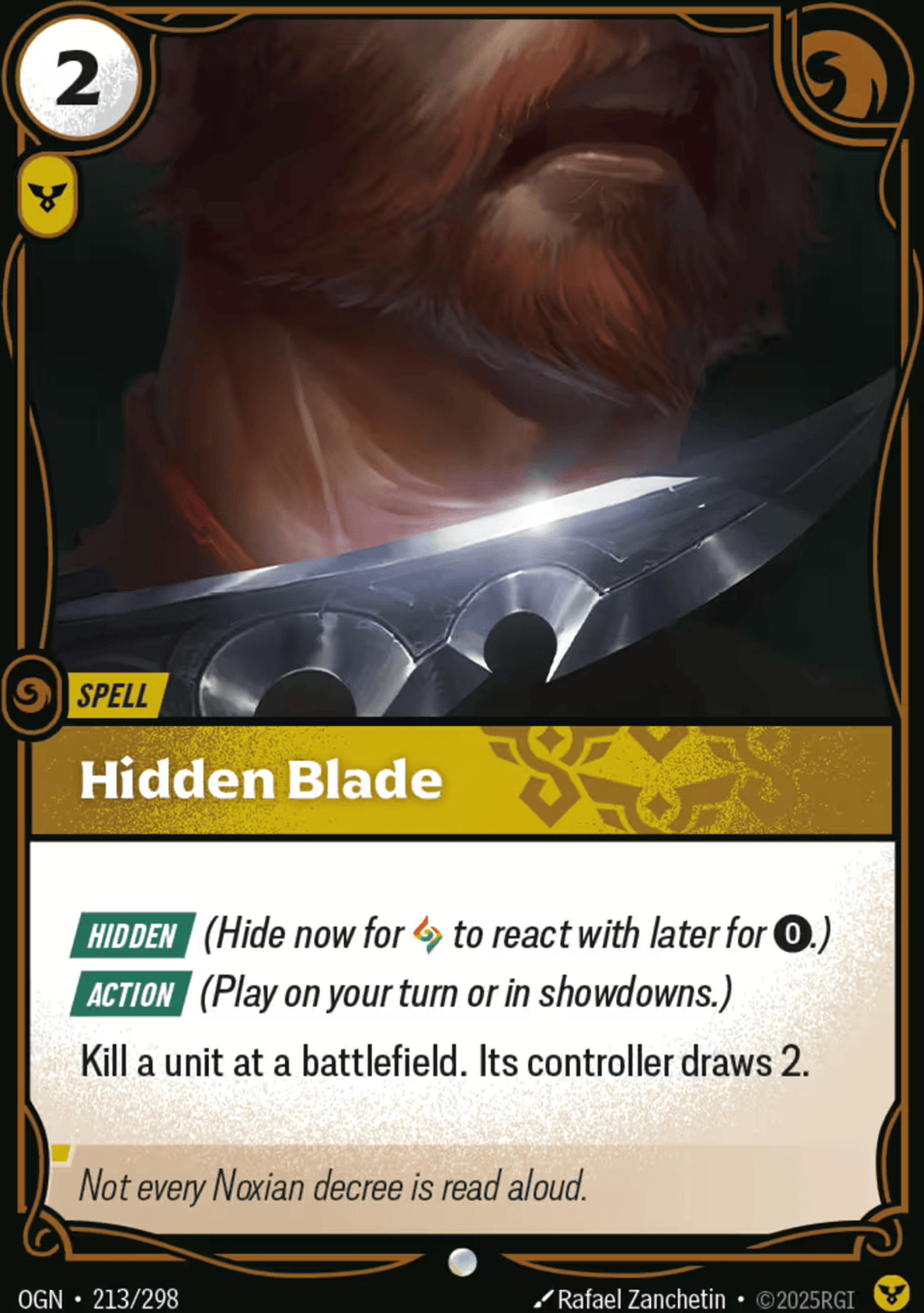 Hidden Blade — Origins - Main Set — Riftbound