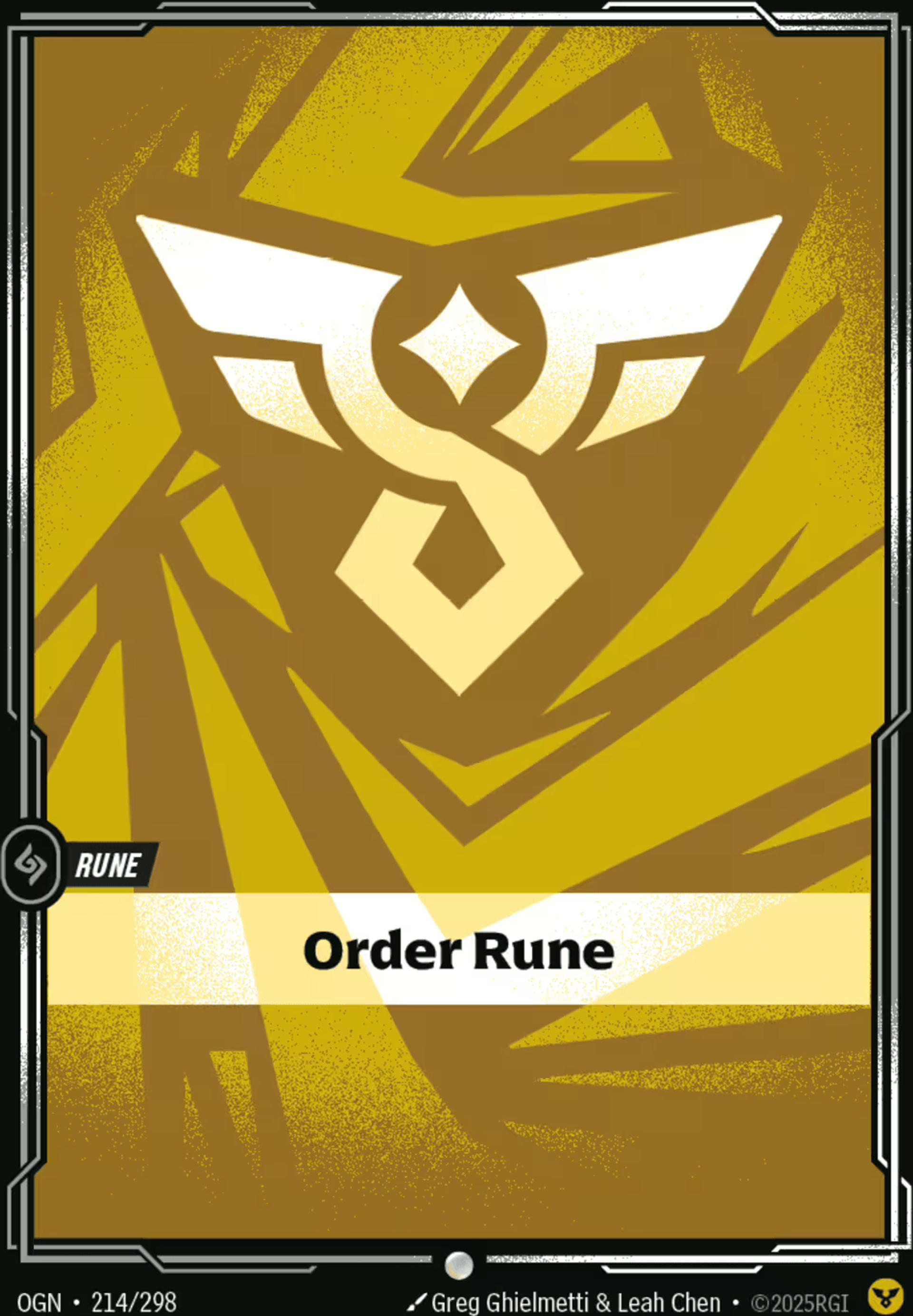 Order Rune — Origins - Main Set — Riftbound