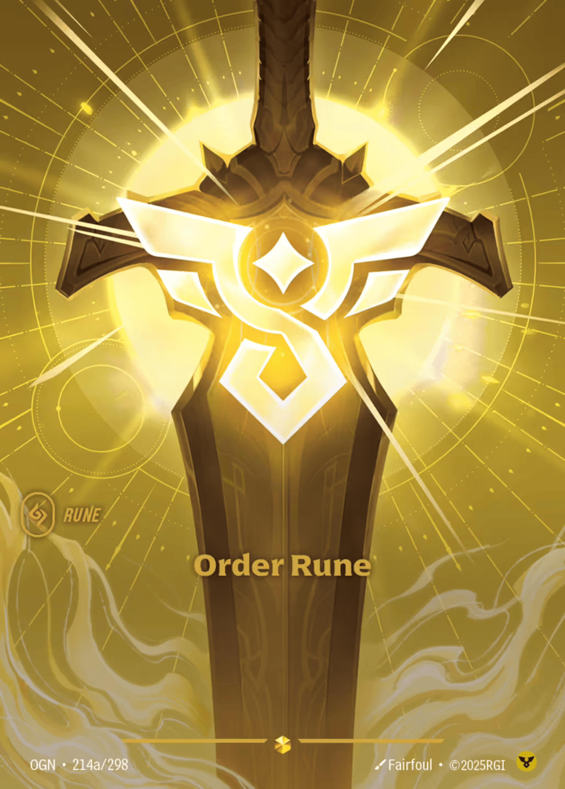 Order Rune (alt) — Origins - Main Set — Riftbound