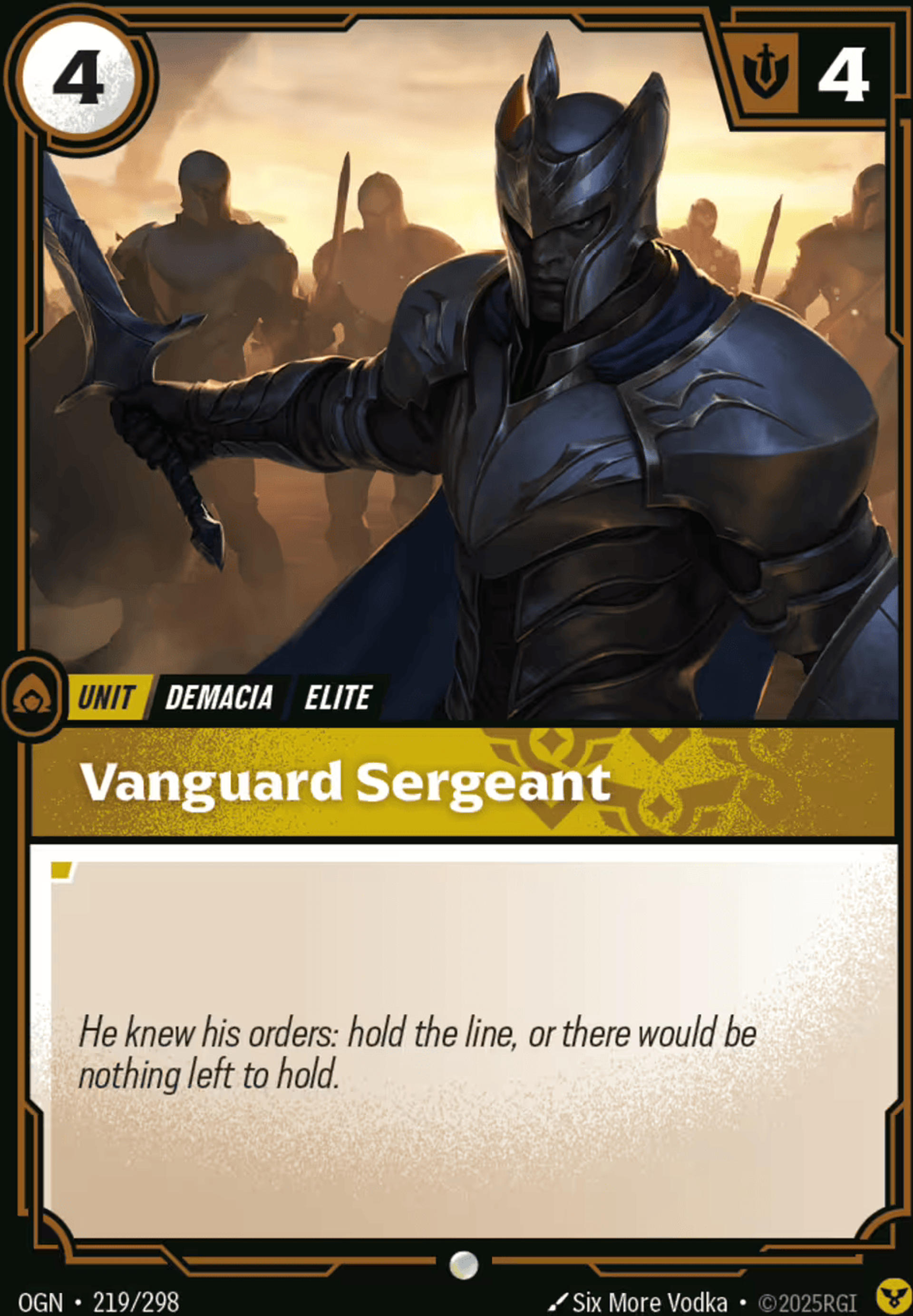 Vanguard Sergeant — Origins - Main Set — Riftbound