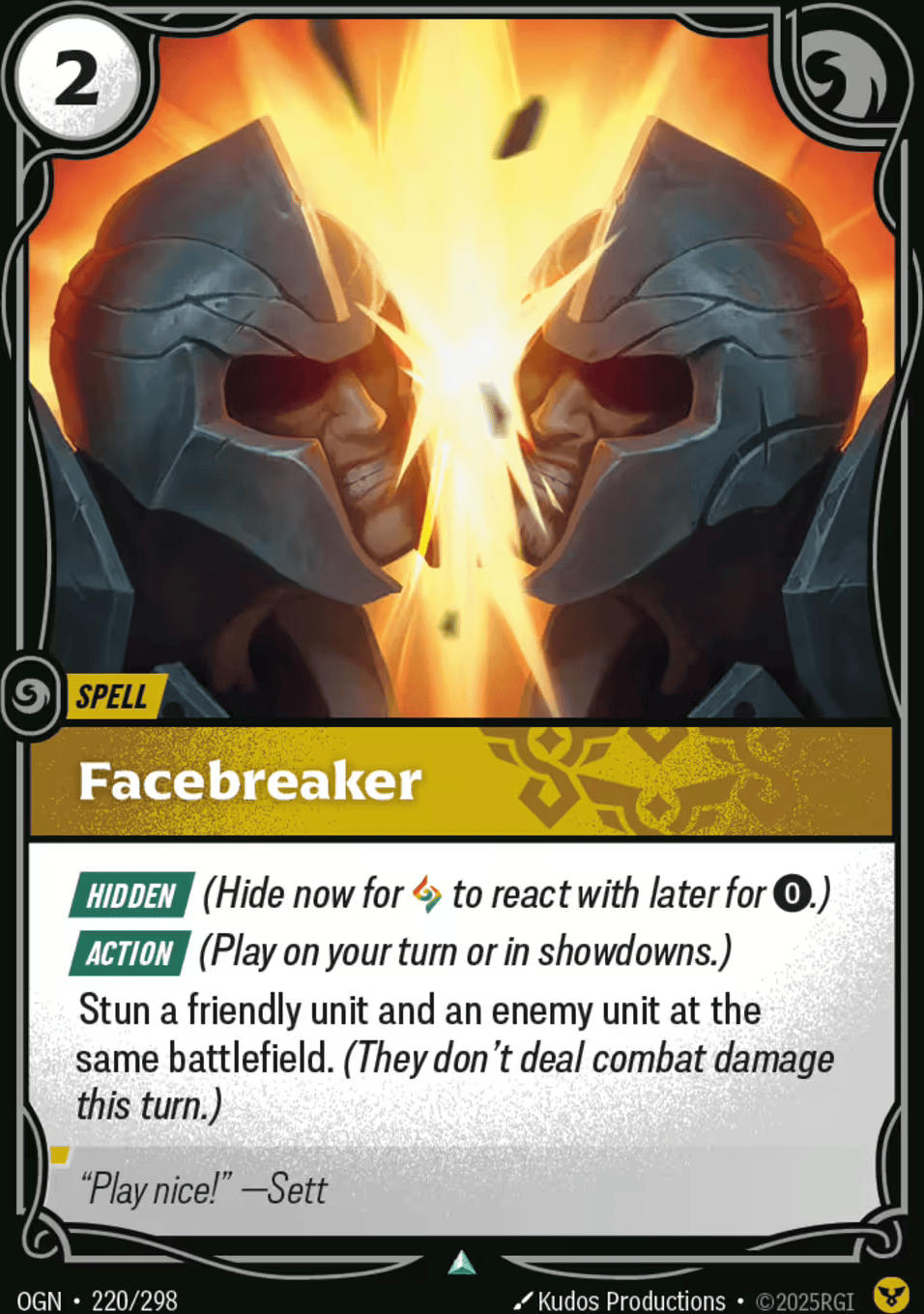 Facebreaker — Origins - Main Set — Riftbound: League of Legends TCG