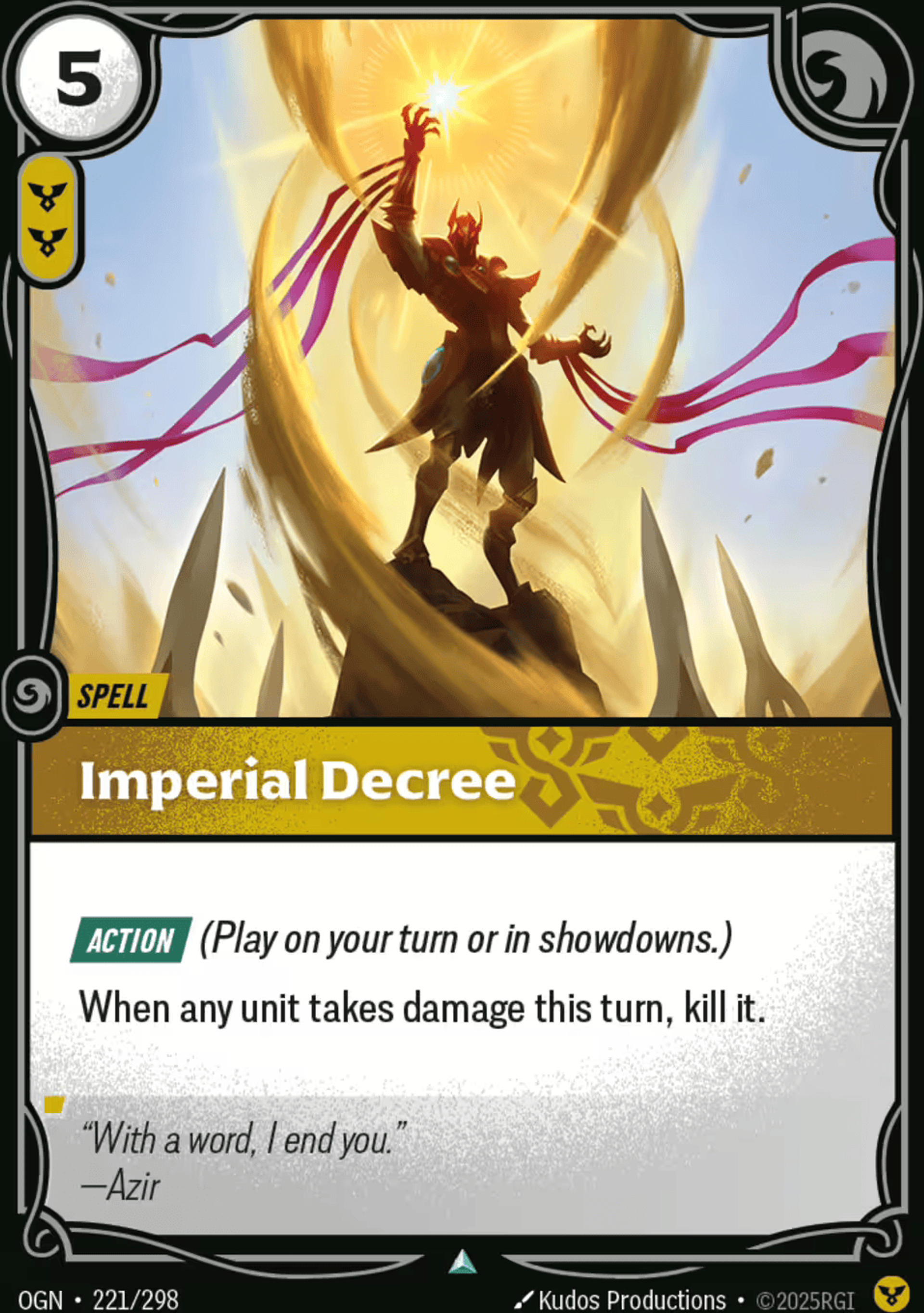 Imperial Decree — Origins - Main Set — Riftbound
