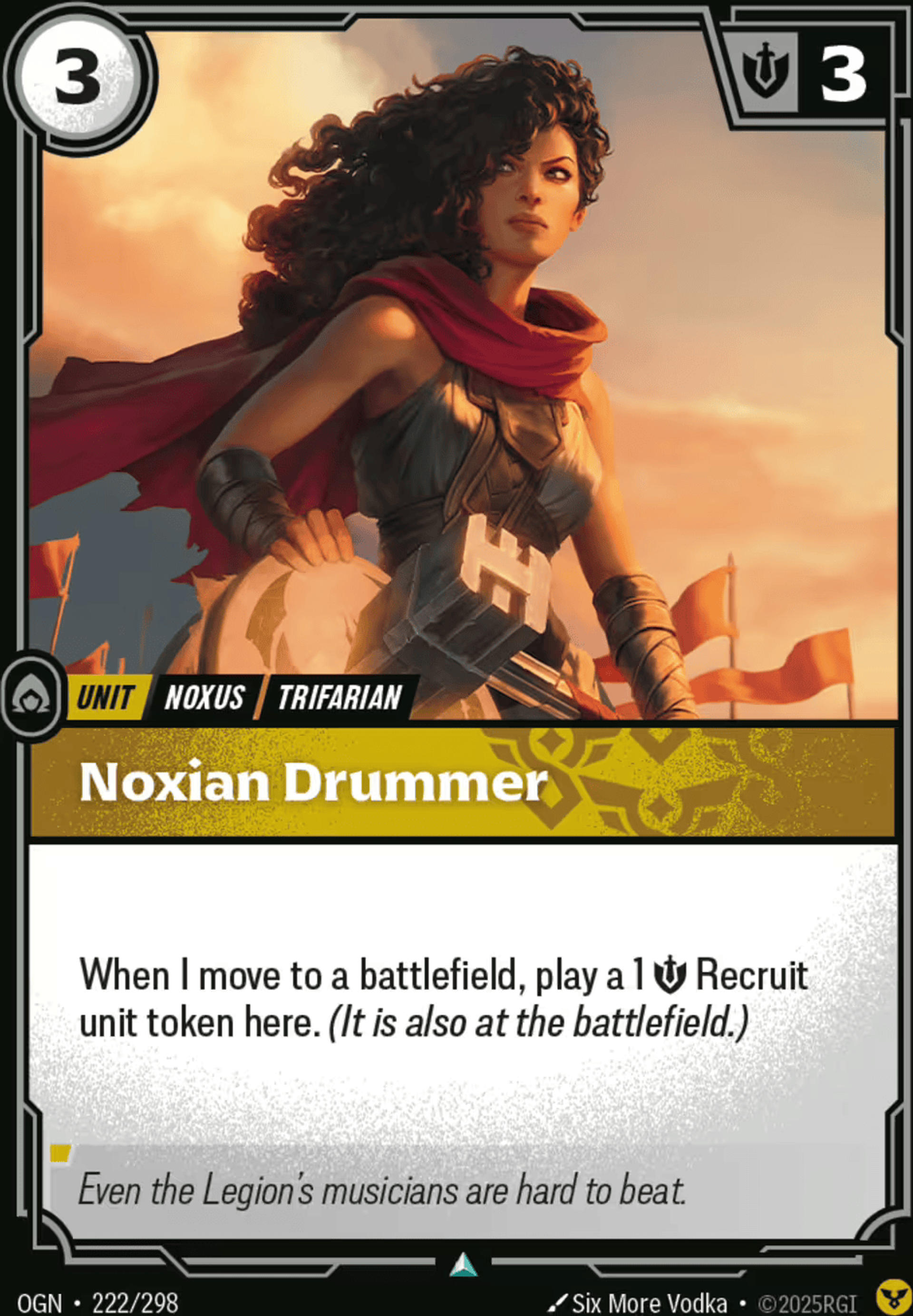 Noxian Drummer — Origins - Main Set — Riftbound