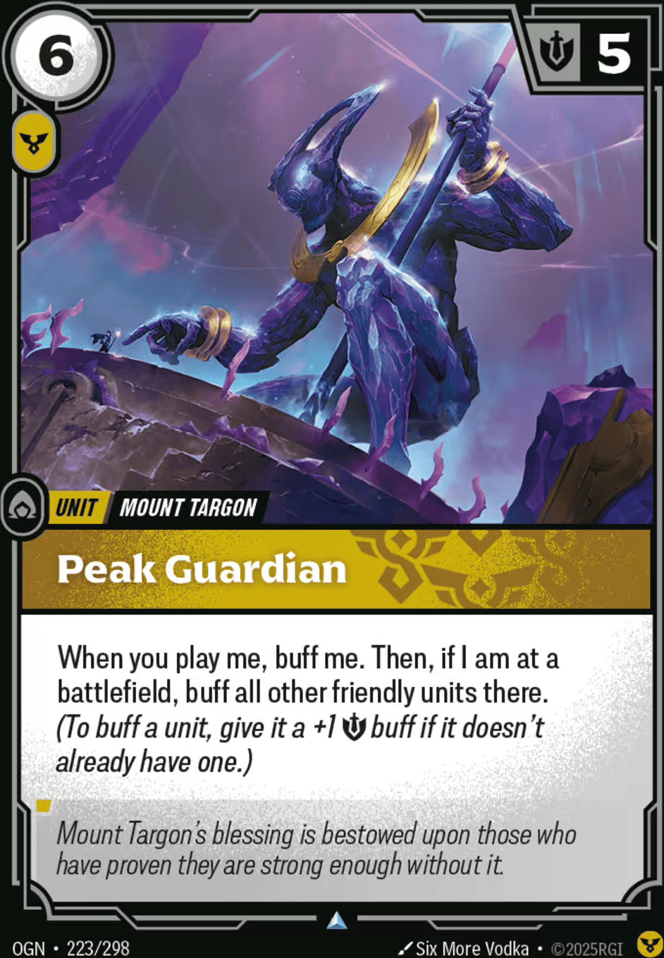 Peak Guardian — Origins - Main Set — Riftbound