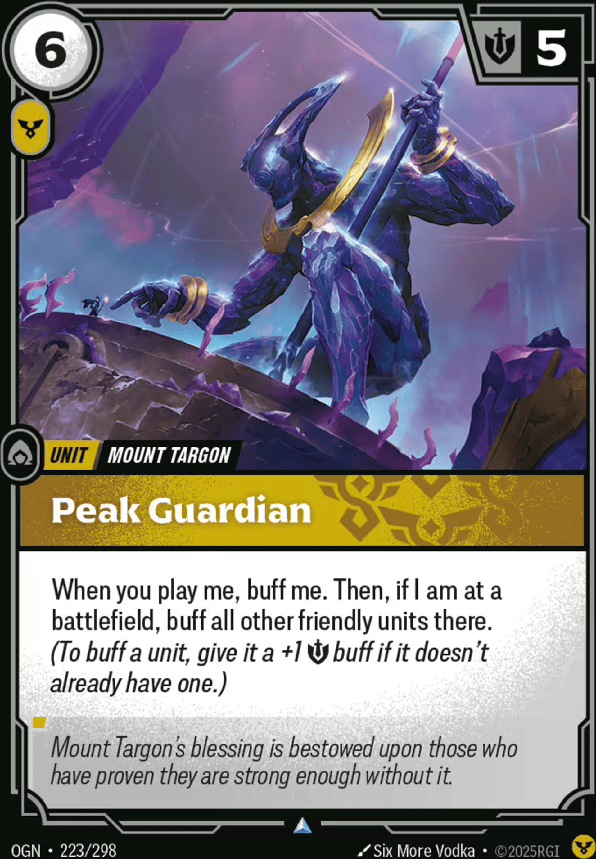 Peak Guardian — Origins - Main Set — Riftbound