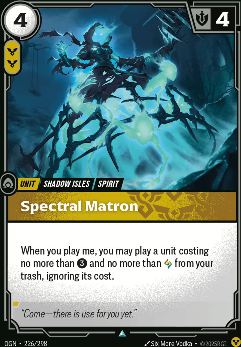 Spectral Matron