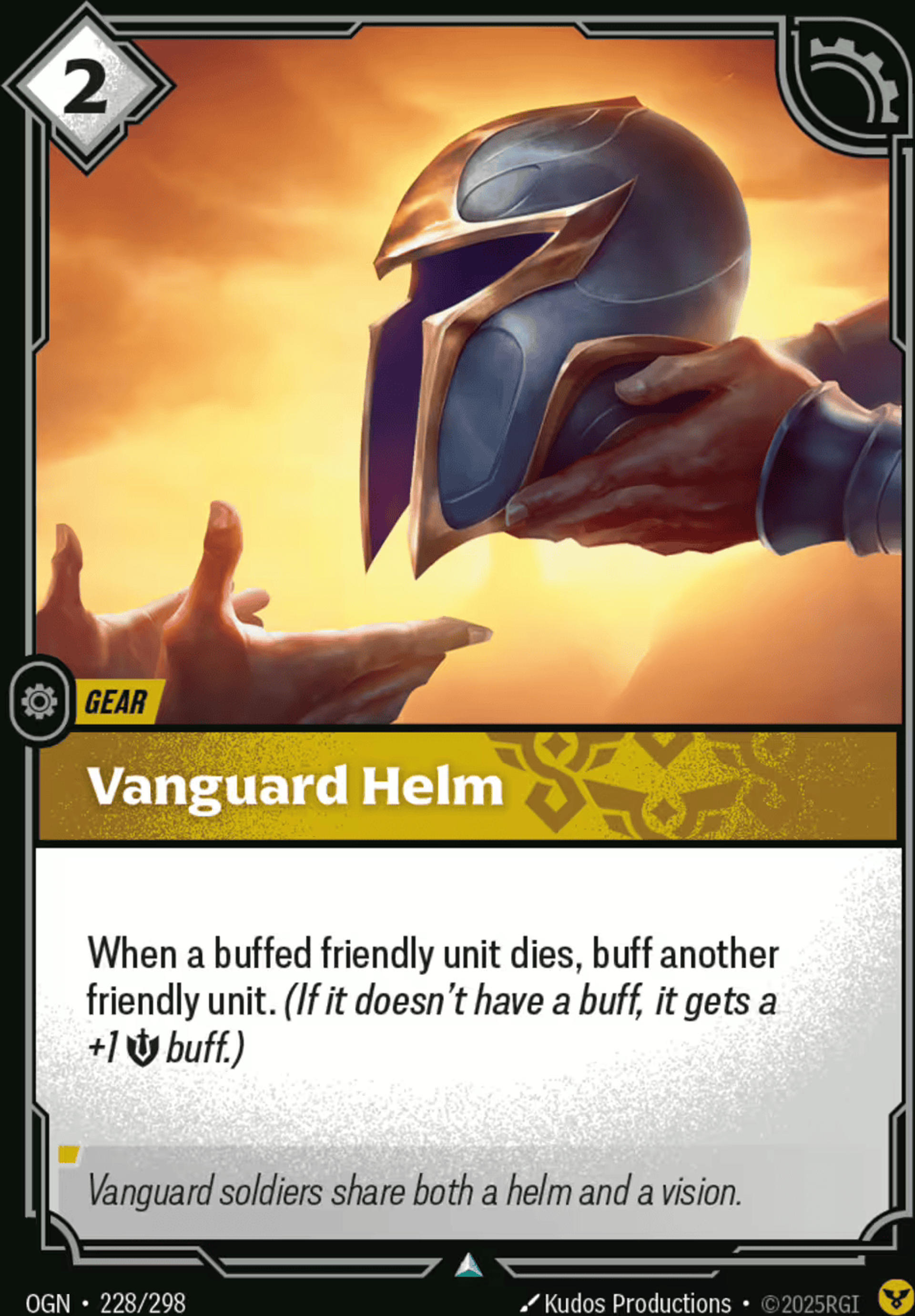 Vanguard Helm — Origins - Main Set — Riftbound