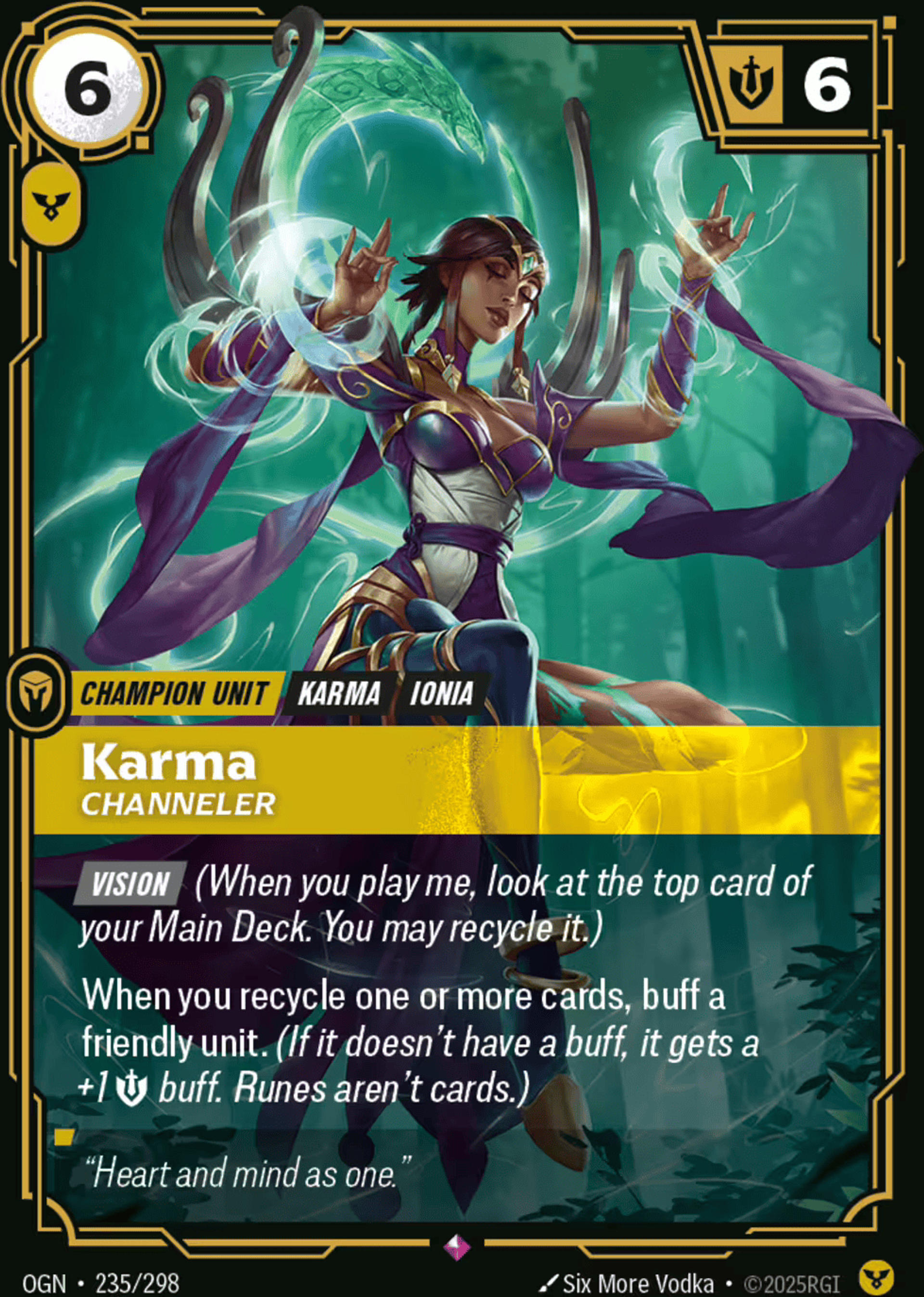 Karma - Channeler — Origins - Main Set — Riftbound