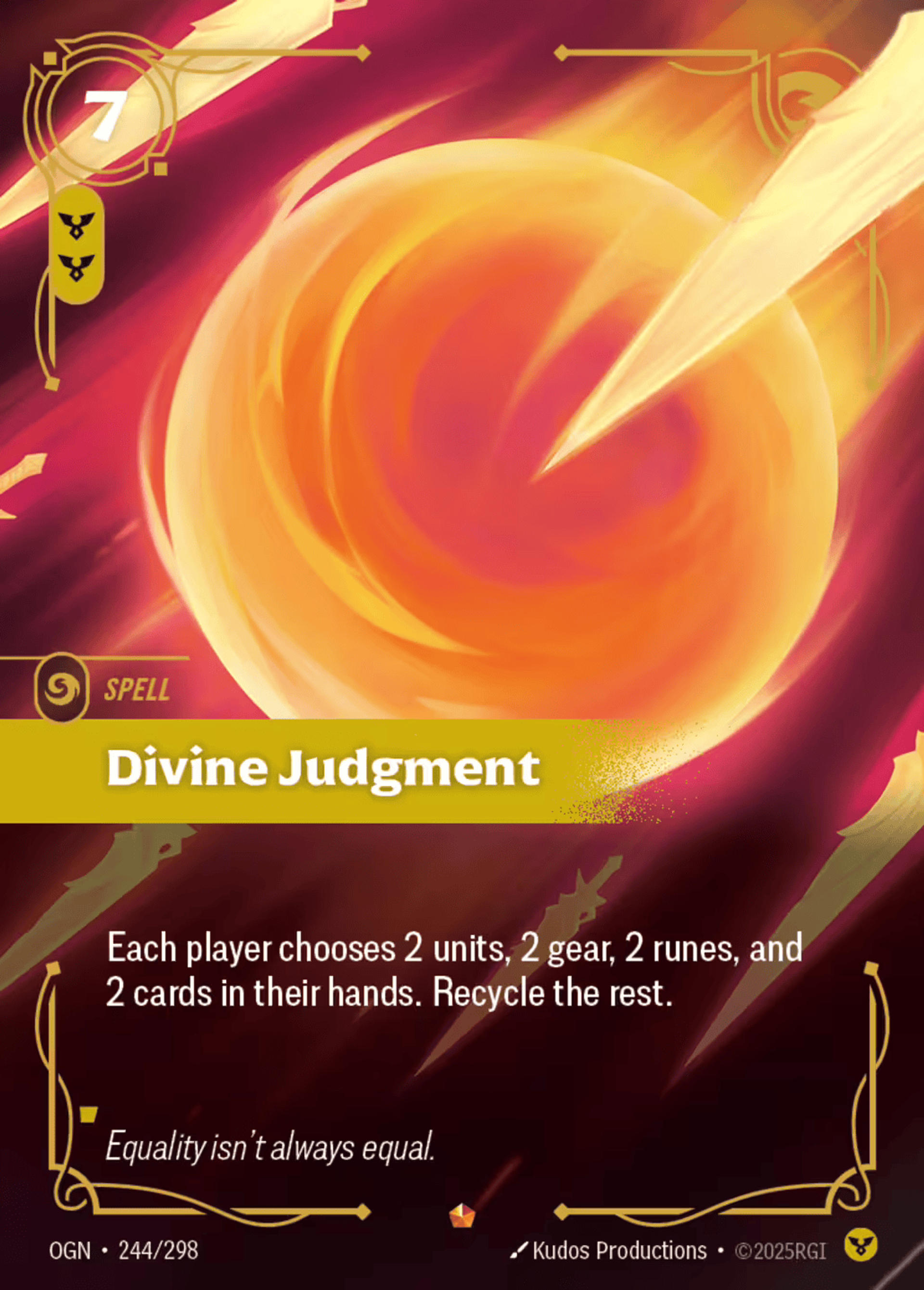 Divine Judgment — Origins - Main Set — Riftbound