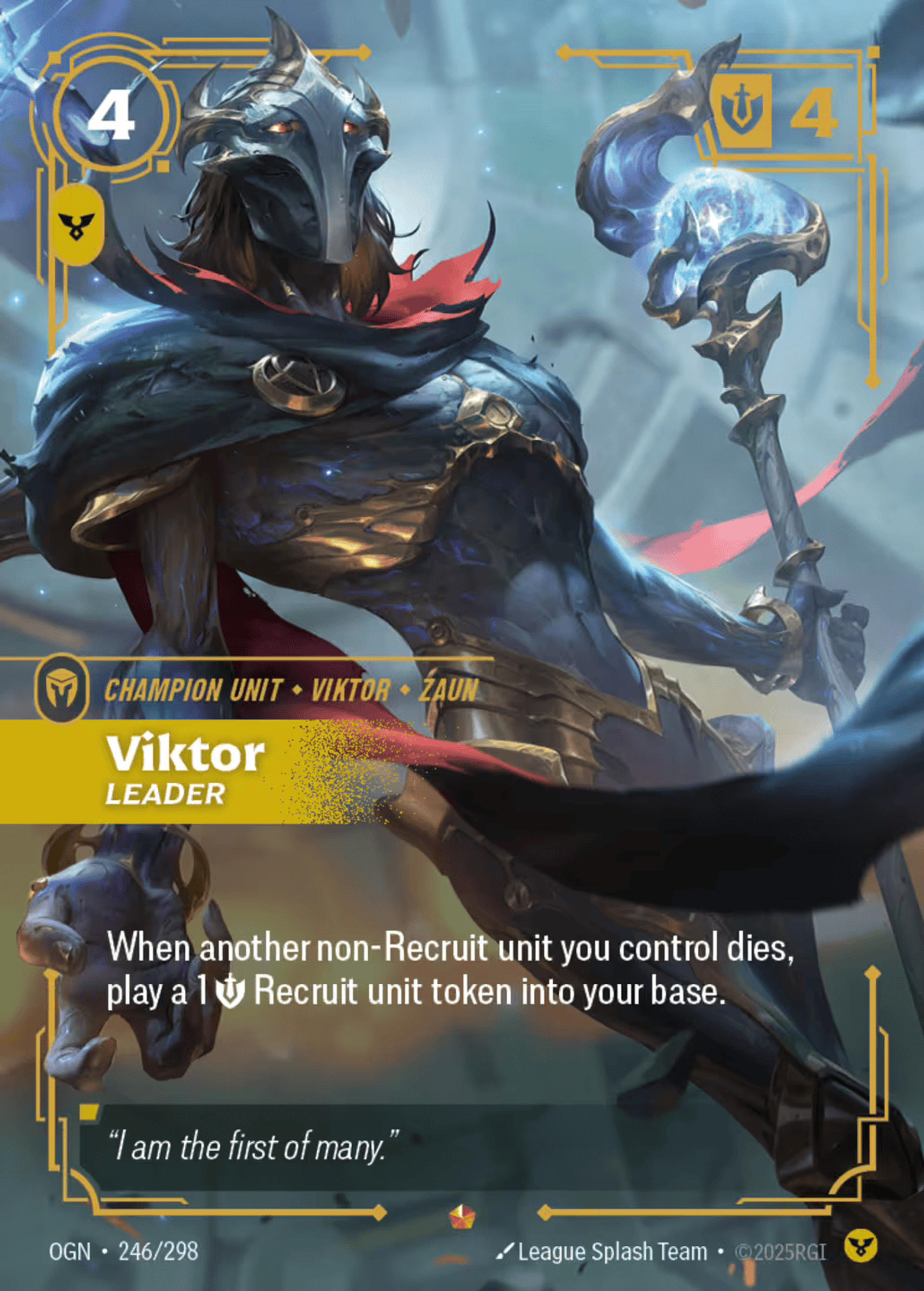 Viktor - Leader — Origins - Main Set — Riftbound