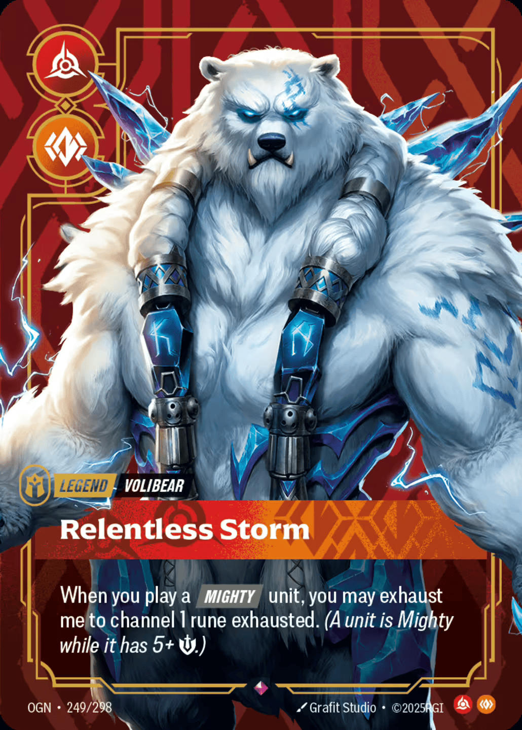 Volibear - Relentless Storm — Origins - Main Set — Riftbound: League of Legends TCG
