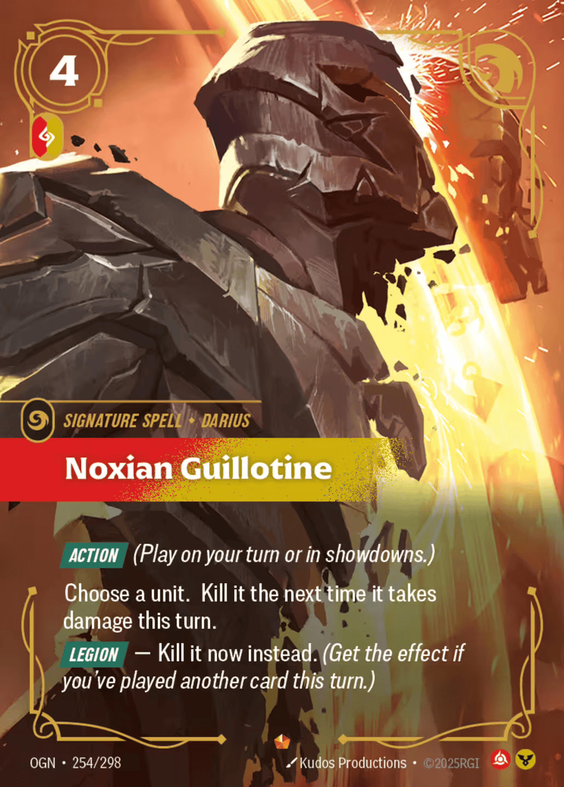 Noxian Guillotine — Origins - Main Set — Riftbound