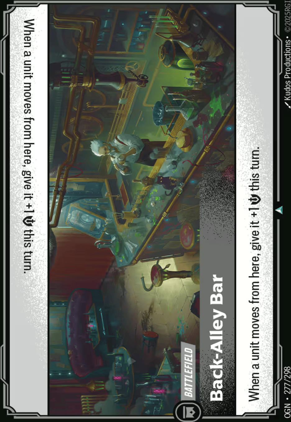 Back-Alley Bar — Origins - Main Set — Riftbound