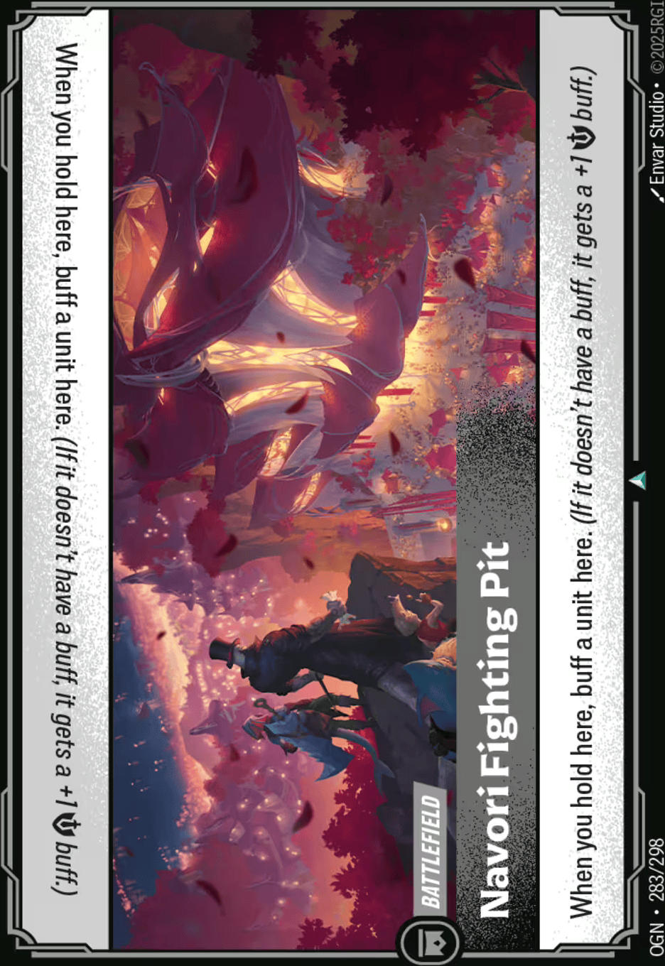 Navori Fighting Pit — Origins - Main Set — Riftbound: League of Legends TCG