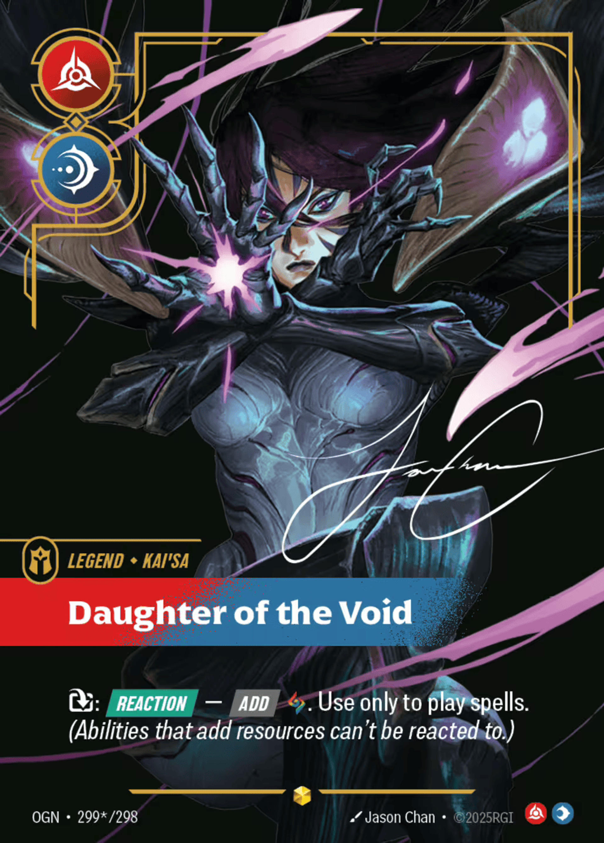 Kai'Sa - Daughter of the Void (Signed) — Origins - Main Set — Riftbound