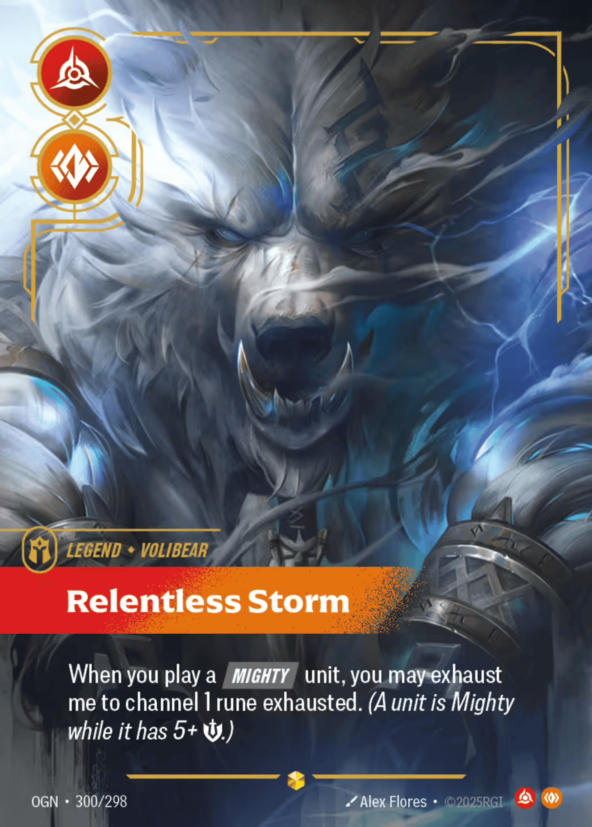Volibear - Relentless Storm — Origins - Main Set — Riftbound