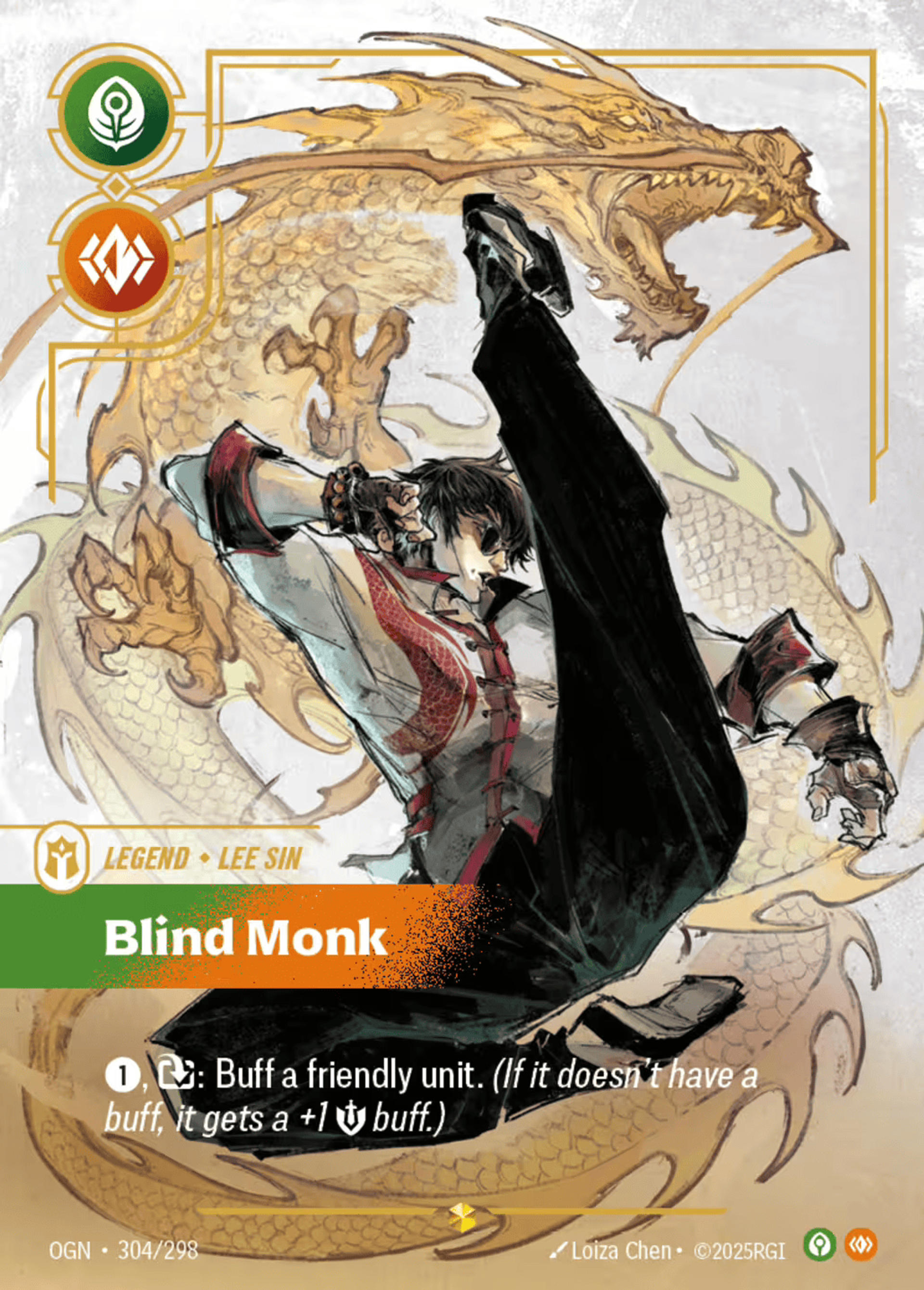 Lee Sin - Blind Monk — Origins - Main Set — Riftbound