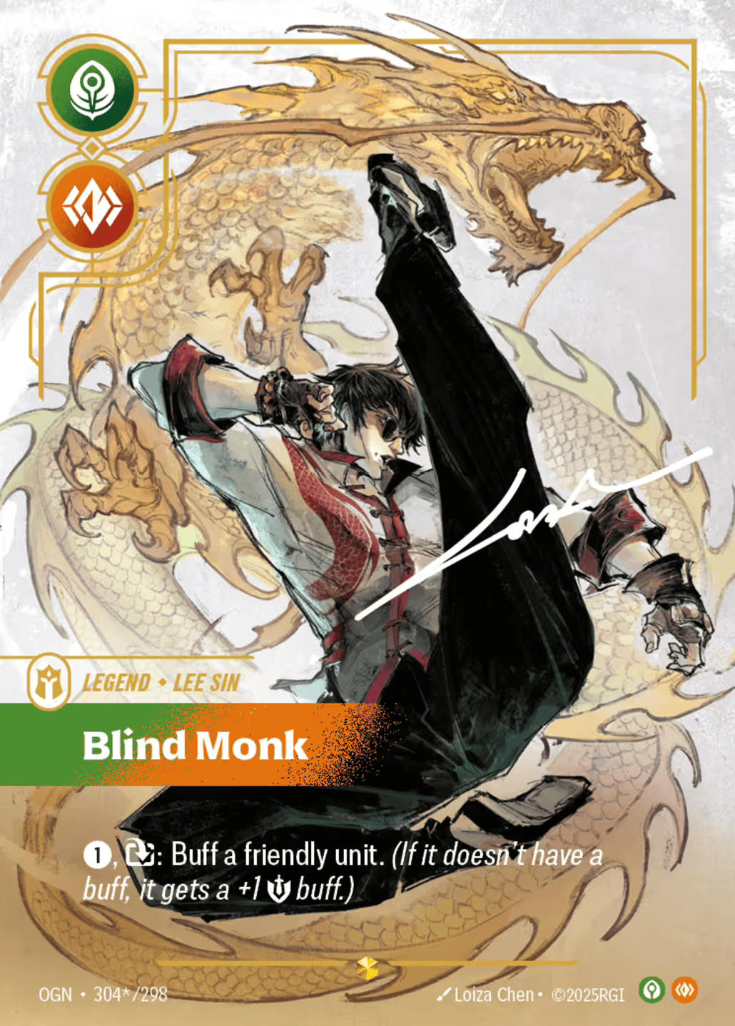 Lee Sin - Blind Monk (Signed)
