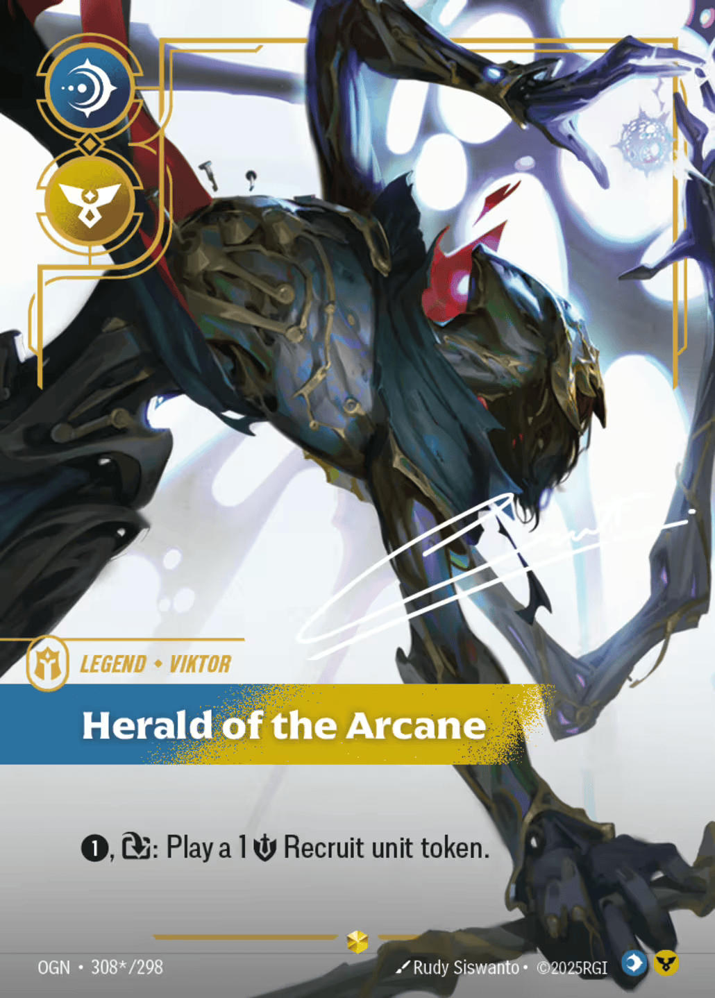 Viktor - Herald of the Arcane (Signed) — Origins - Main Set — Riftbound