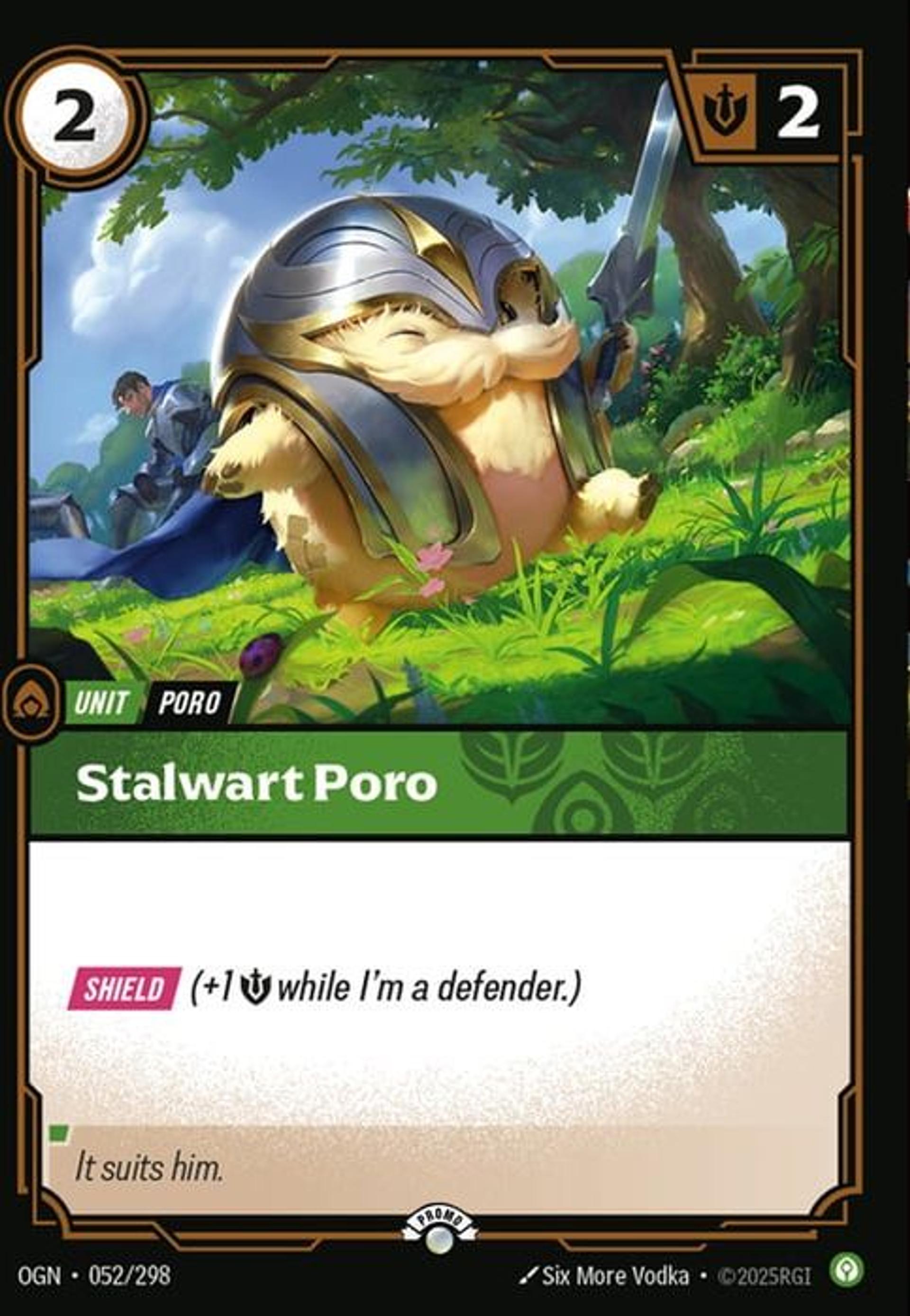 Stalwart Poro — Origins - Promo Cards — Riftbound: League of Legends TCG