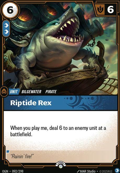 Riptide Rex — Origins - Promo Cards — Riftbound: League of Legends TCG