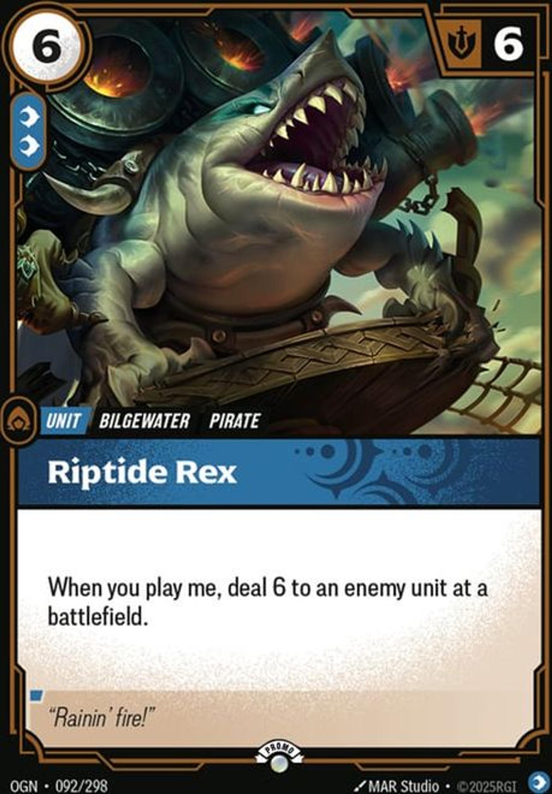 Riptide Rex — Origins - Promo Cards — Riftbound: League of Legends TCG