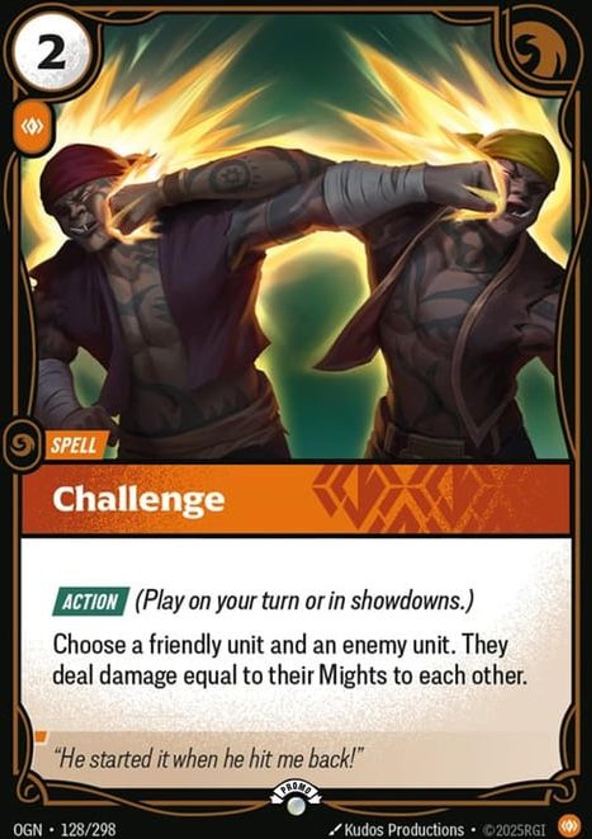 Challenge — Origins - Promo Cards — Riftbound: League of Legends TCG
