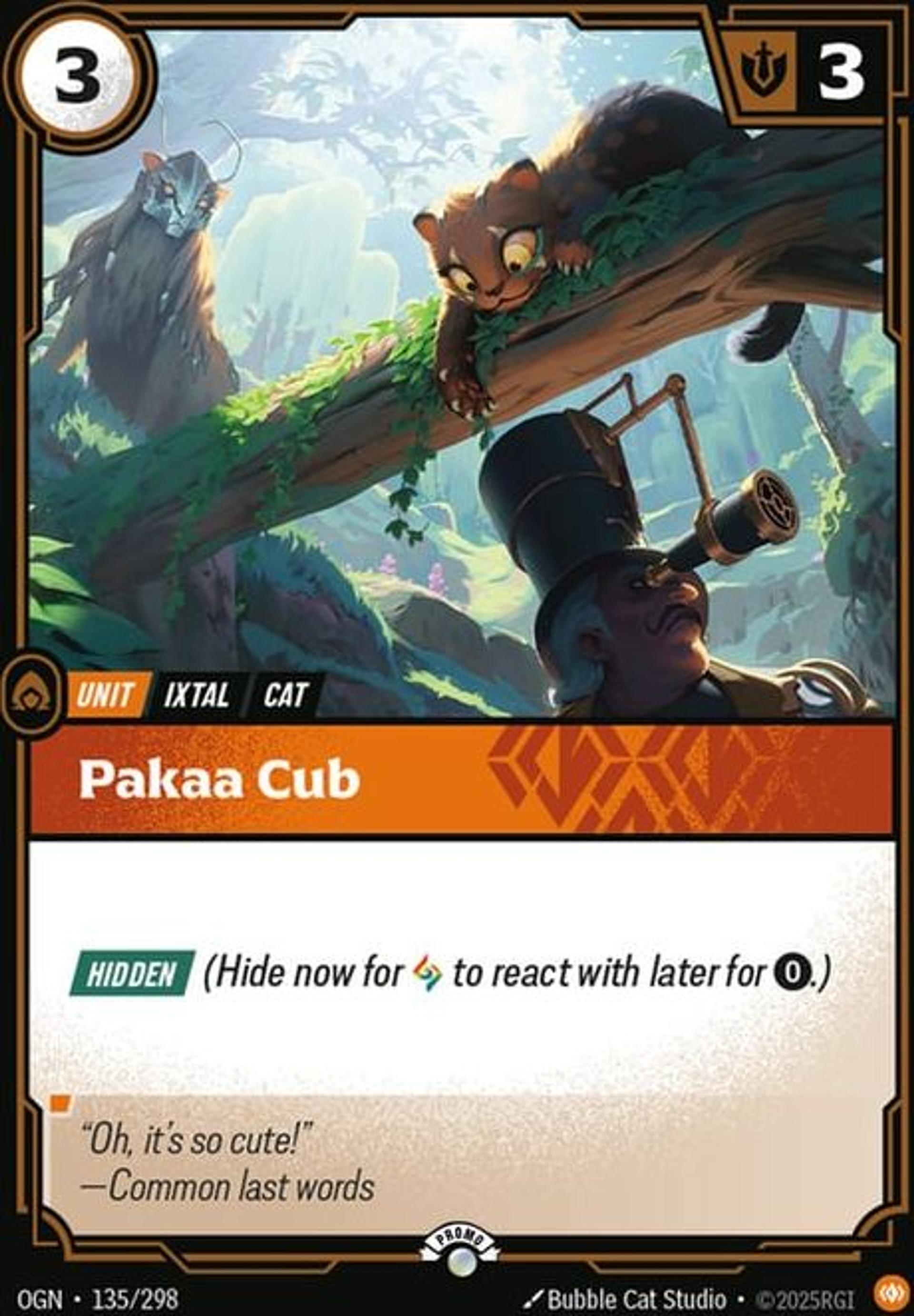 Pakaa Cub — Origins - Promo Cards — Riftbound: League of Legends TCG